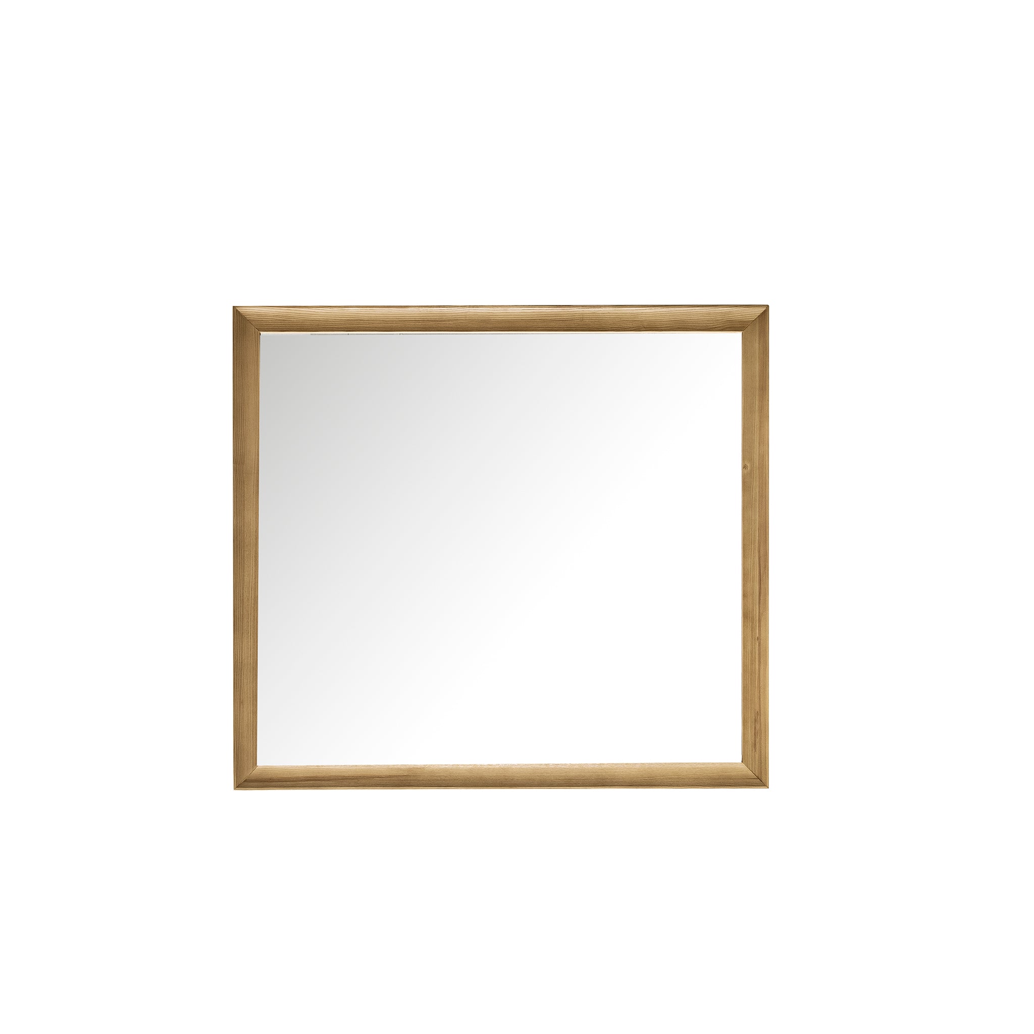 Glenbrooke 36-Inch Light Natural Oak Wall Mirror - Perfect for Living Room, Bedroom & Entryway Decor