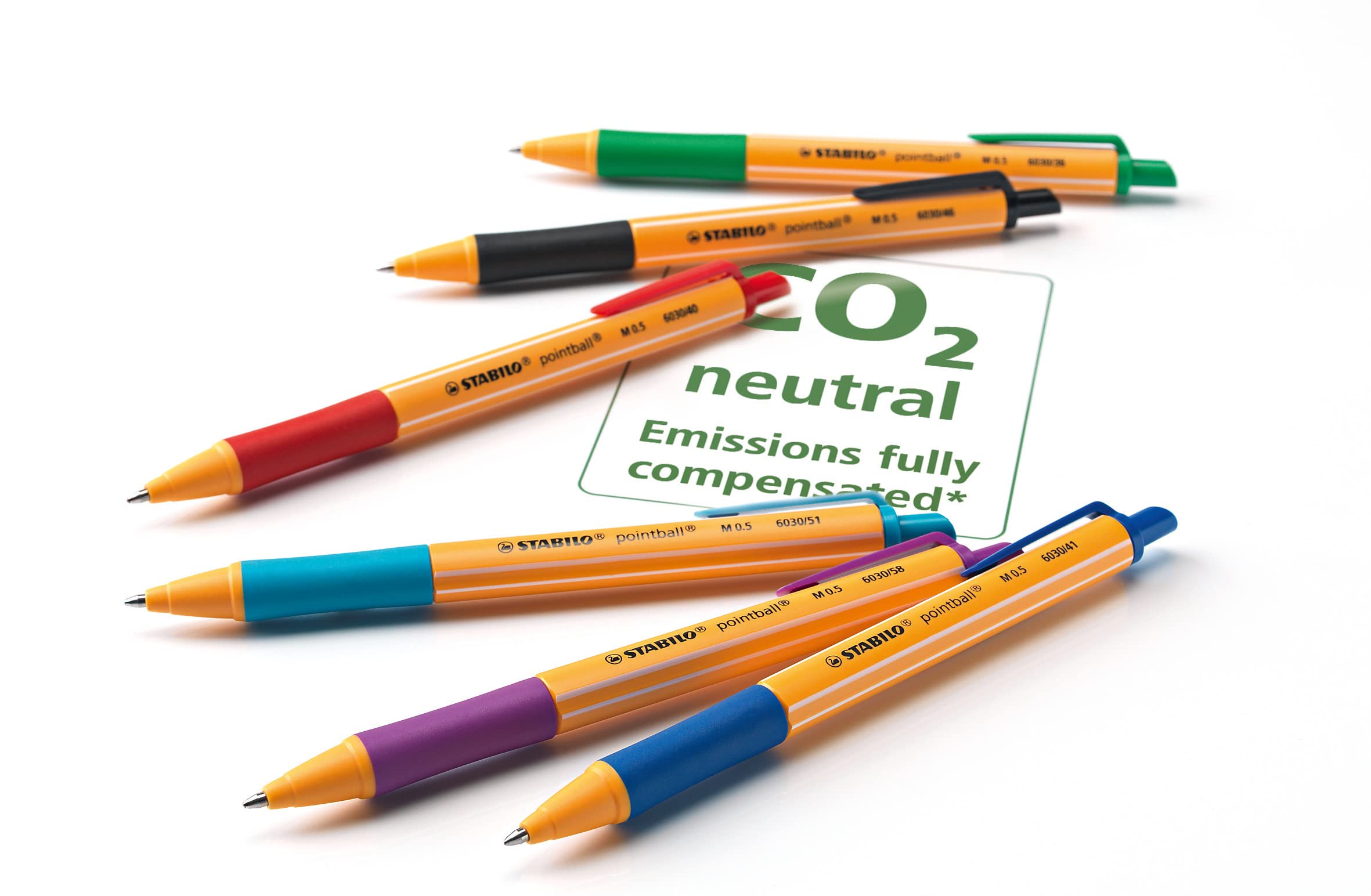 STABILO Ballpoint Pens, Fine Point 0.7mm, Pack of 10, Lilac Purple Ink - Perfect for Office, School, Note Taking & Gift Giving