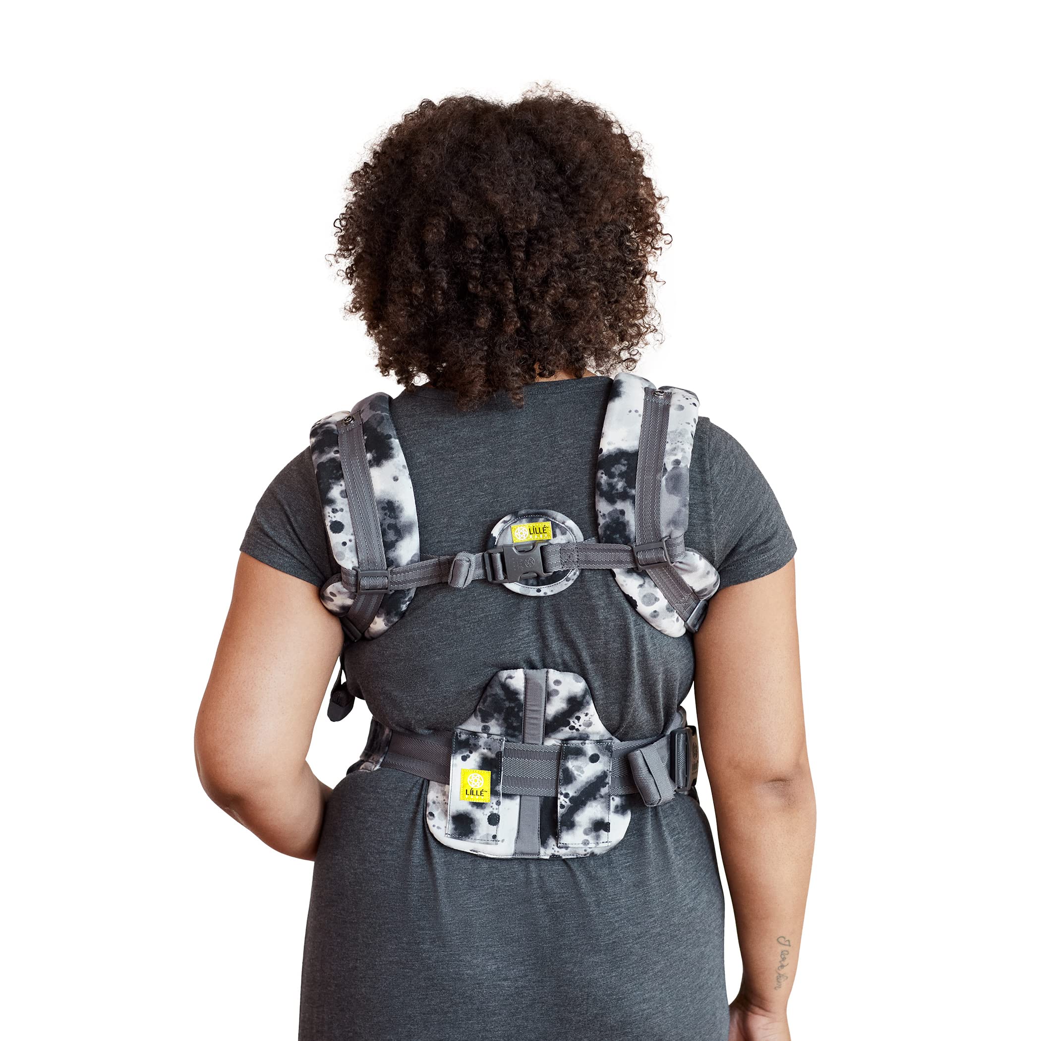 LÍLLÉbaby Complete Airflow Deluxe Ergonomic 6-in-1 Baby Carrier for Newborn to Toddler (7-45 lbs) - Adjustable Lumbar Support, 360° Baby Wearing, Inward & Outward Facing - Galaxy Space Dye | Perfect for Hiking, Shopping & Hands-Free Parenting