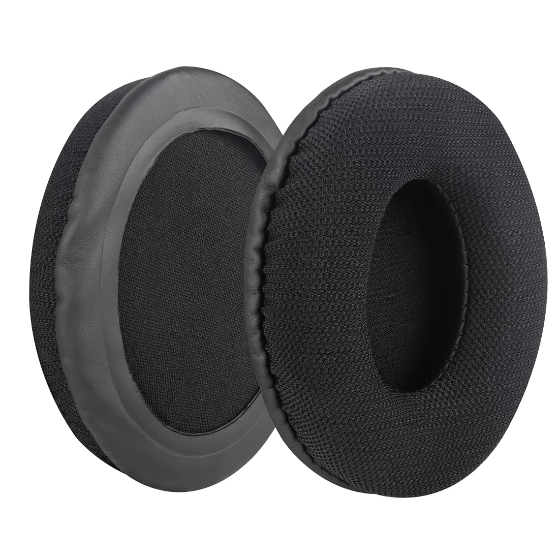Geekria Comfort Mesh Fabric Replacement Ear Pads for Turtle Beach Ear Force XP 500/400/300 & XO Four/Three/ONE Gaming Headphones - Soft Black Ear Cushions for Enhanced Comfort - Perfect for Long Gaming Sessions & Noise Isolation
