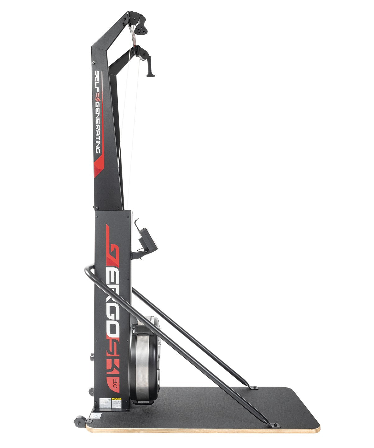 ErgoSki 3.0 Self-Generating Ski Trainer - Portable Ski Exercise Machine for Home & Gym Training - Improve Balance & Endurance for Skiing & Snowboarding