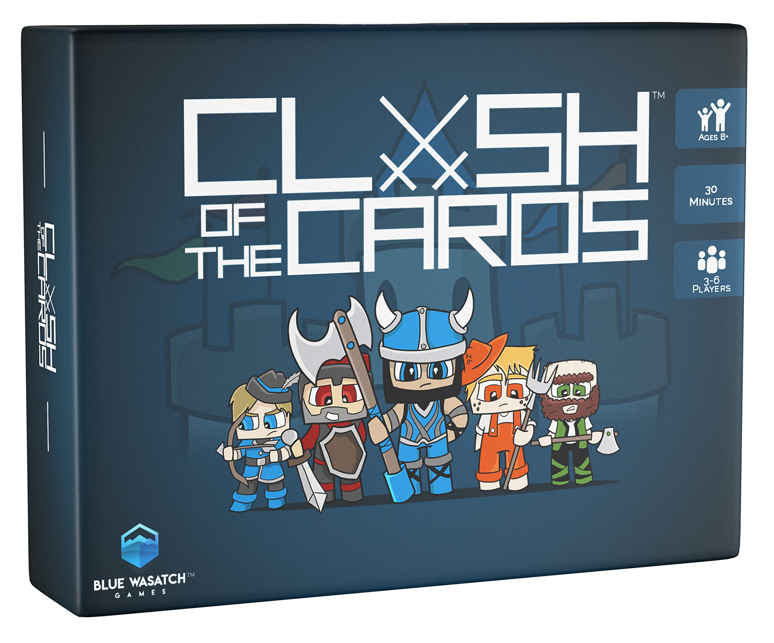 Blue Wasatch Games Clash of The Cards - Strategic Card Battle Game for Adults, Teens & Kids | Match, Collect & Build Armies with Action Cards | Perfect for Family Game Nights & Party Entertainment