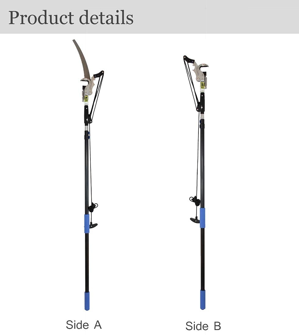 **Extendable Telescopic Tree Pruner & Lopper - 18FT (5.4M) Reach, Heavy Duty Branch Shears & Limb Saw for Gardening, Trimming & Pruning - Perfect for Tall Trees, Bushes & Hard-to-Reach Branches**