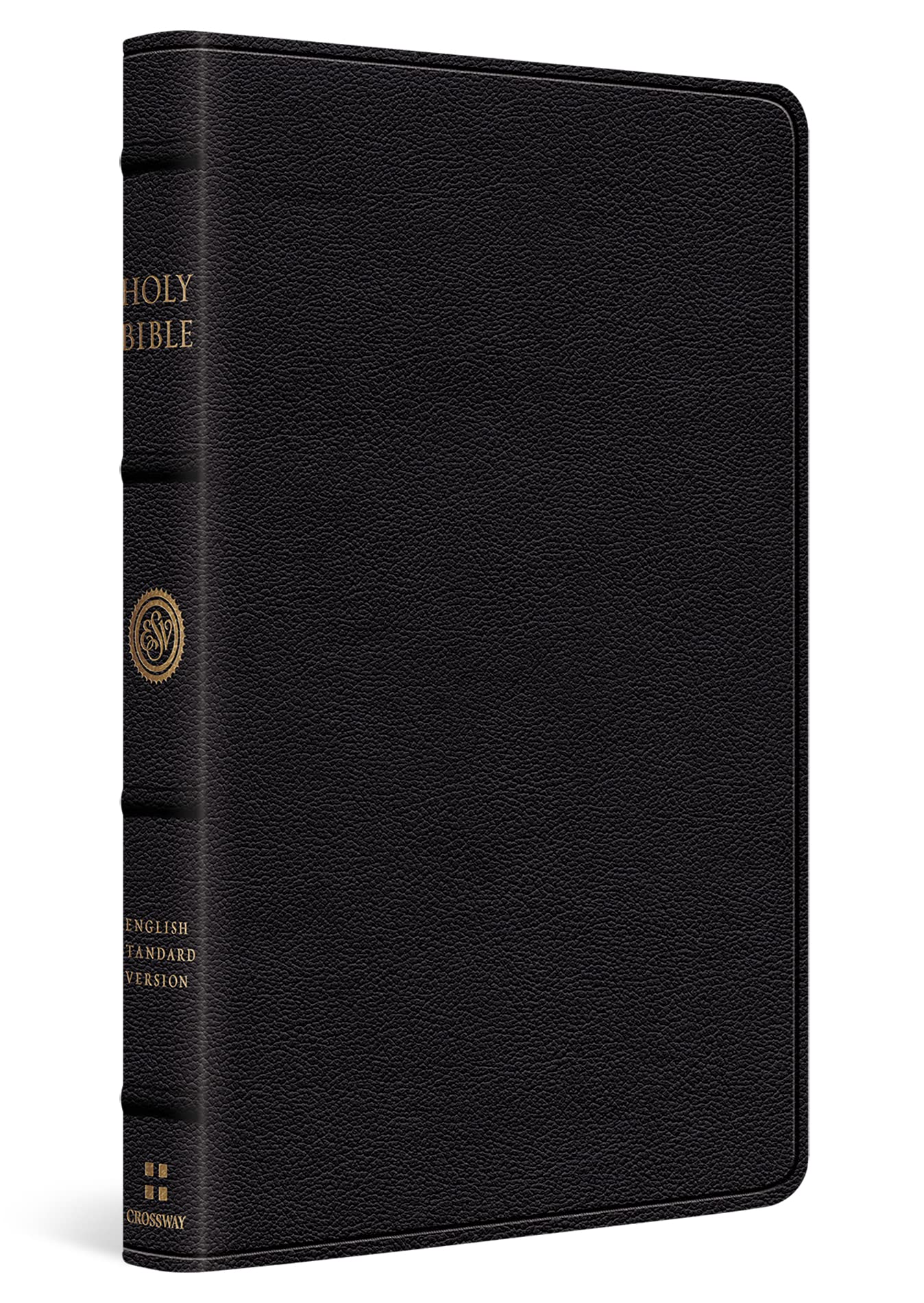 ESV Thinline Bible - Slimline Black Leather Bible for Easy Reading & Travel | Perfect for Church, Study, and Daily Devotion