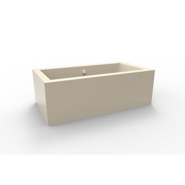 Chagall Freestanding Acrylic Air Tub - 66 x 32 x 24 Inch Modern Rectangular Bathtub | Luxury Designer Collection for Spa, Bathroom & Relaxation