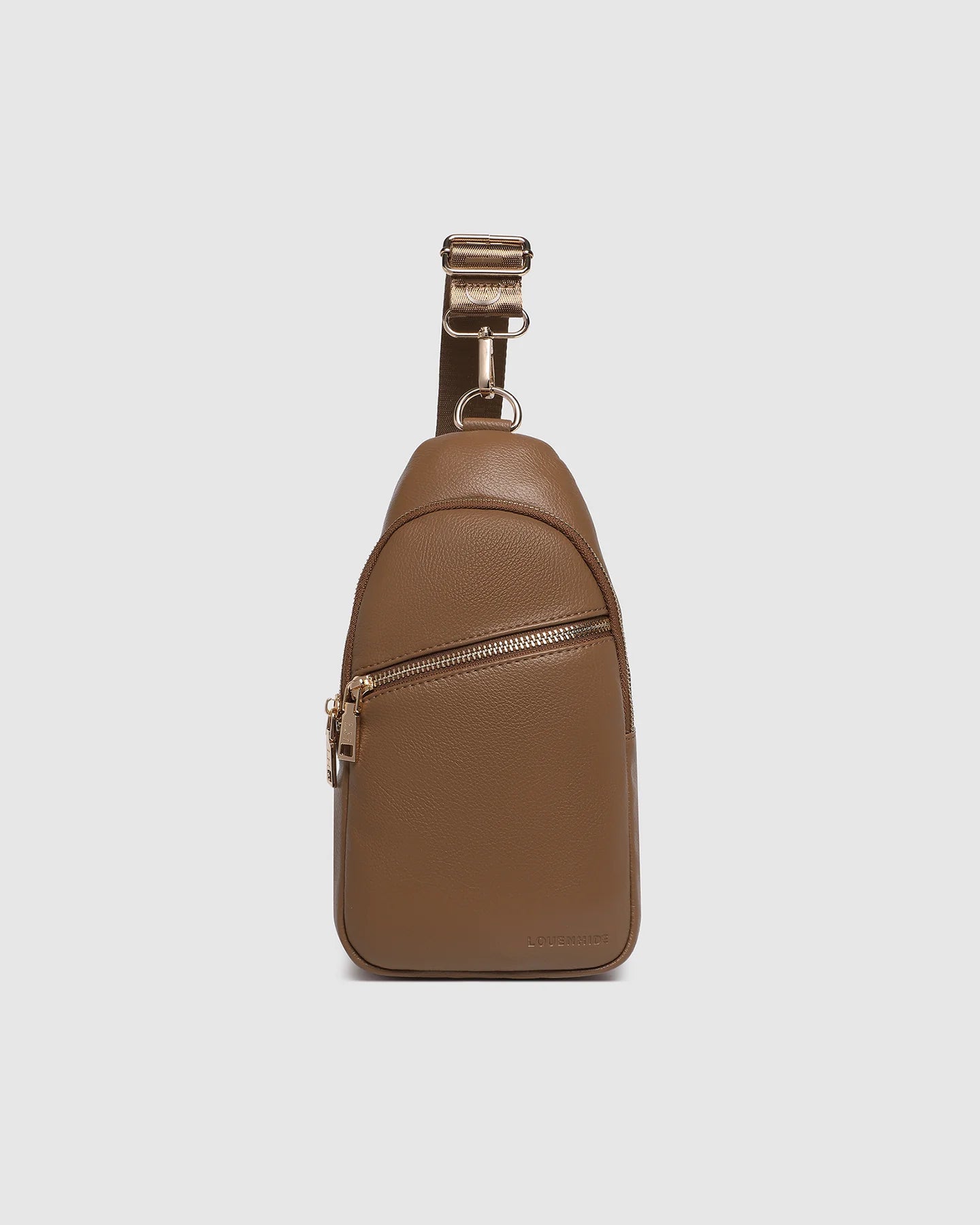 Louenhide Bella Sling Bag in Caramel - Stylish Crossbody Purse for Women | Perfect for Travel, Shopping & Everyday Use