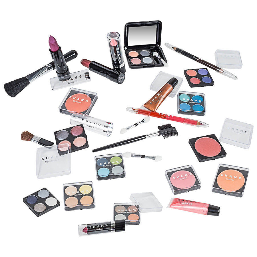 Professional Makeup Train Case with Carry Handle - Large Cosmetic Organizer for Makeup Artists & Travel - Perfect for Salon, Home Use & On-the-Go Touch Ups