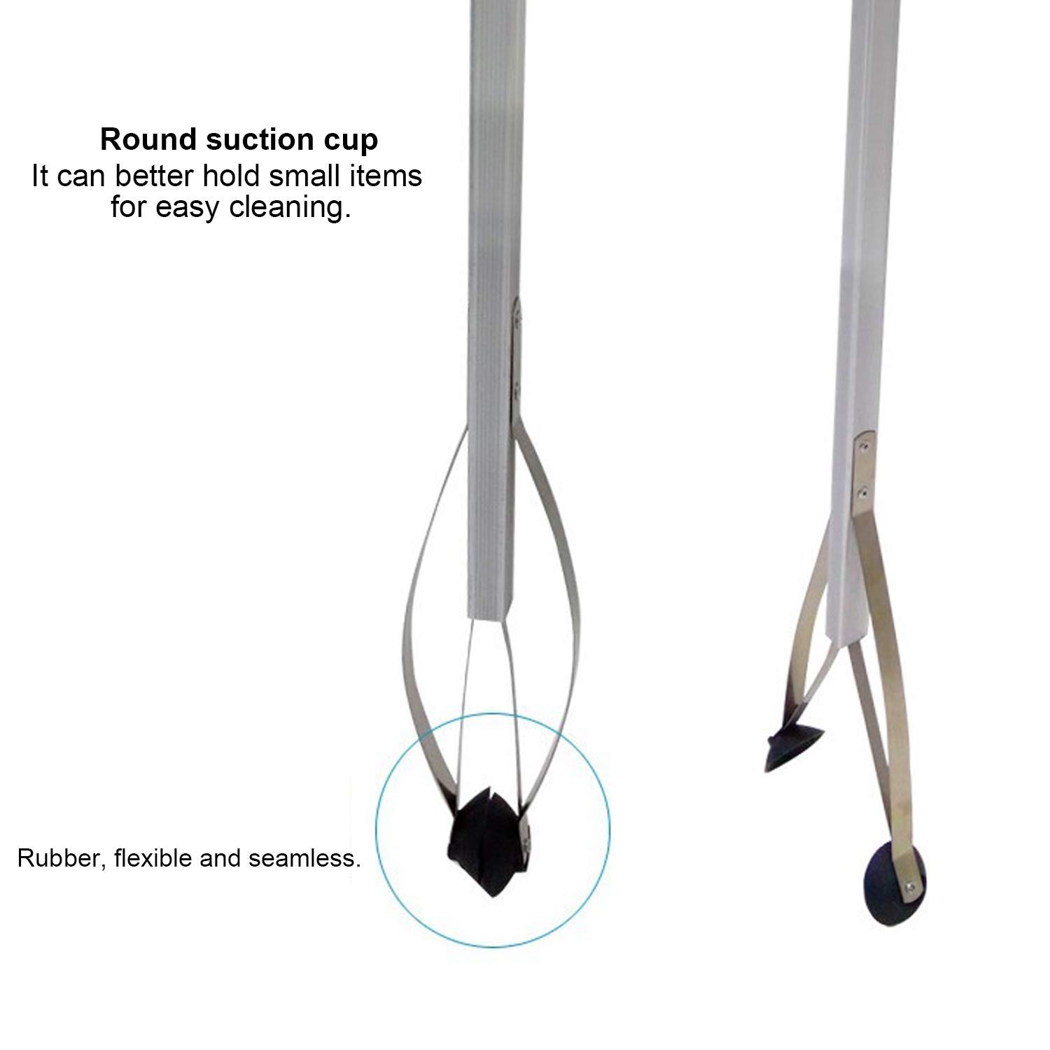 2-Pack Foldable Aluminum Alloy Grabber Pickup Tool for Trash & Litter - Lightweight Reaching Aid for Elderly & Disabled - Perfect for Home, Garden, Yard, Park & Outdoor Cleaning (Kangkangk)