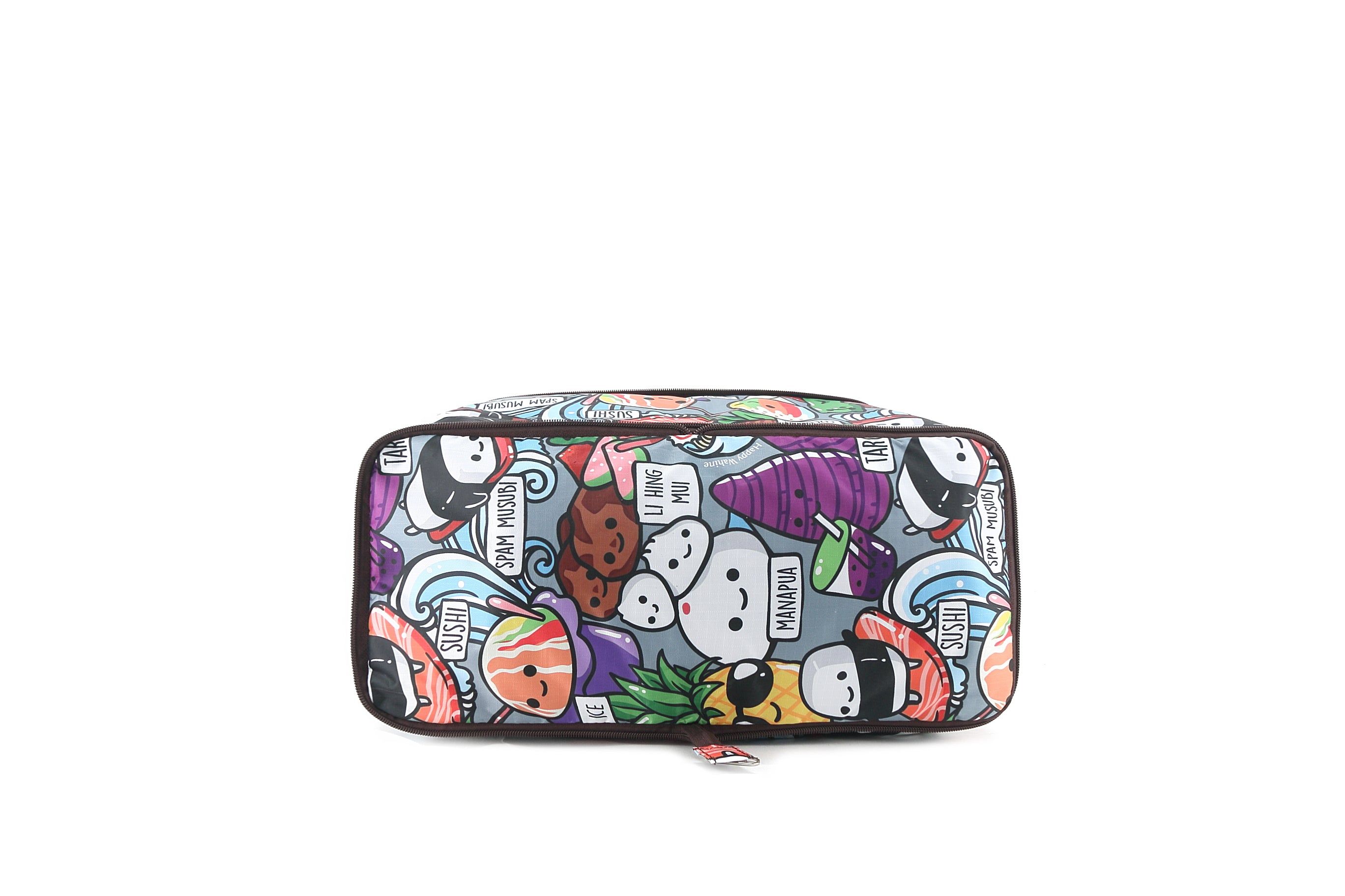 Foldable Duffle Bag for Travel & Gym - Lightweight & Water-Resistant Carry-On Luggage (Sophie Craving Hawaii Grey) - Perfect for Weekend Trips, Sports & Outdoor Adventures