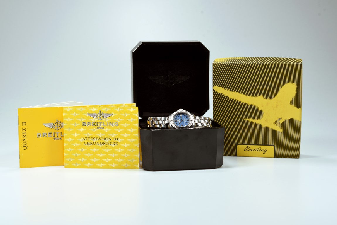 Pre-Owned Breitling Colt Oceane A57350 Men's Luxury Watch - Durable & Waterproof for Diving, Business & Everyday Wear