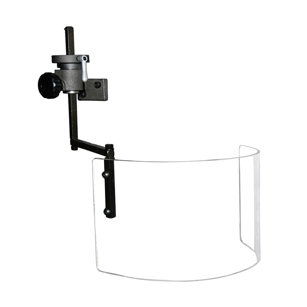 Palmgren Multi-Purpose Swing Machine Guard - Heavy Duty Safety Shield for Lathes, Mills & Drill Presses - Ideal for Metalworking & Woodworking Shops