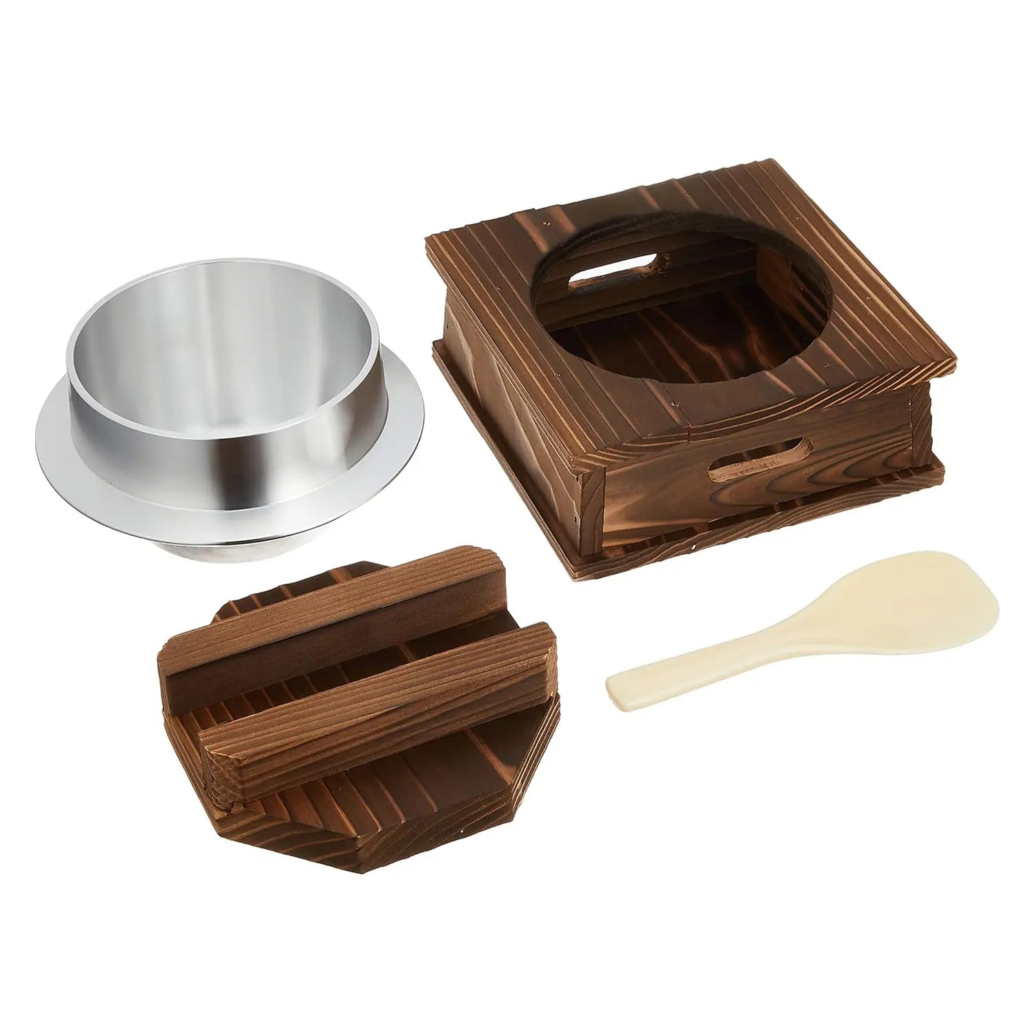 Premium EBM Aluminum Kamameshi Rice Pot Set - Japanese Donabe Style for Stovetop & Oven - Perfect for Traditional Rice Cooking, Hot Pot & One-Pot Meals