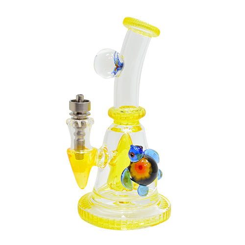 Premium Cheech Flower Percolator Dab Rig - 14mm Glass Water Pipe for Concentrates & Oils | Smooth Hits for Home Use, Parties & Relaxation