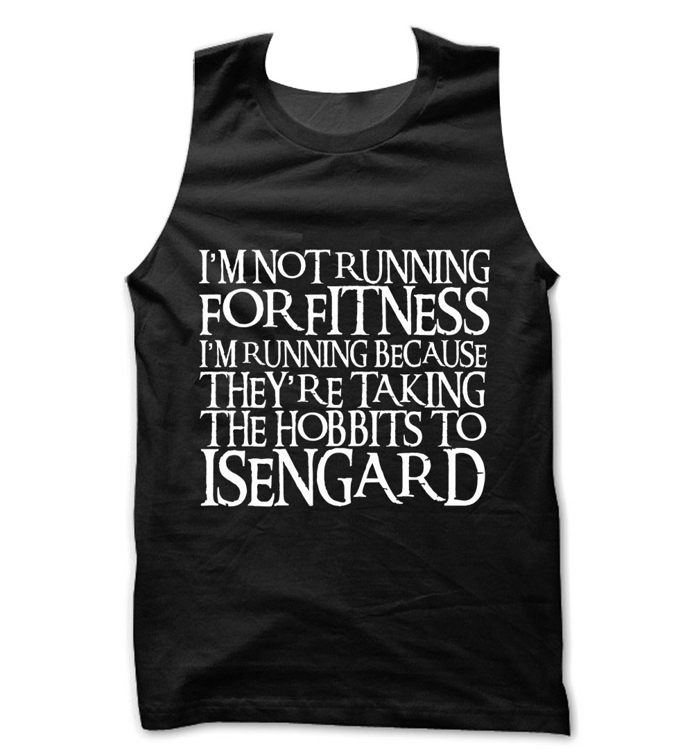 Lord of the Rings Inspired Running Vest with Ringbearer Font - Lightweight Fitness Apparel for Runners & Hobbit Fans - Perfect for Jogging, Marathons & Themed Costumes