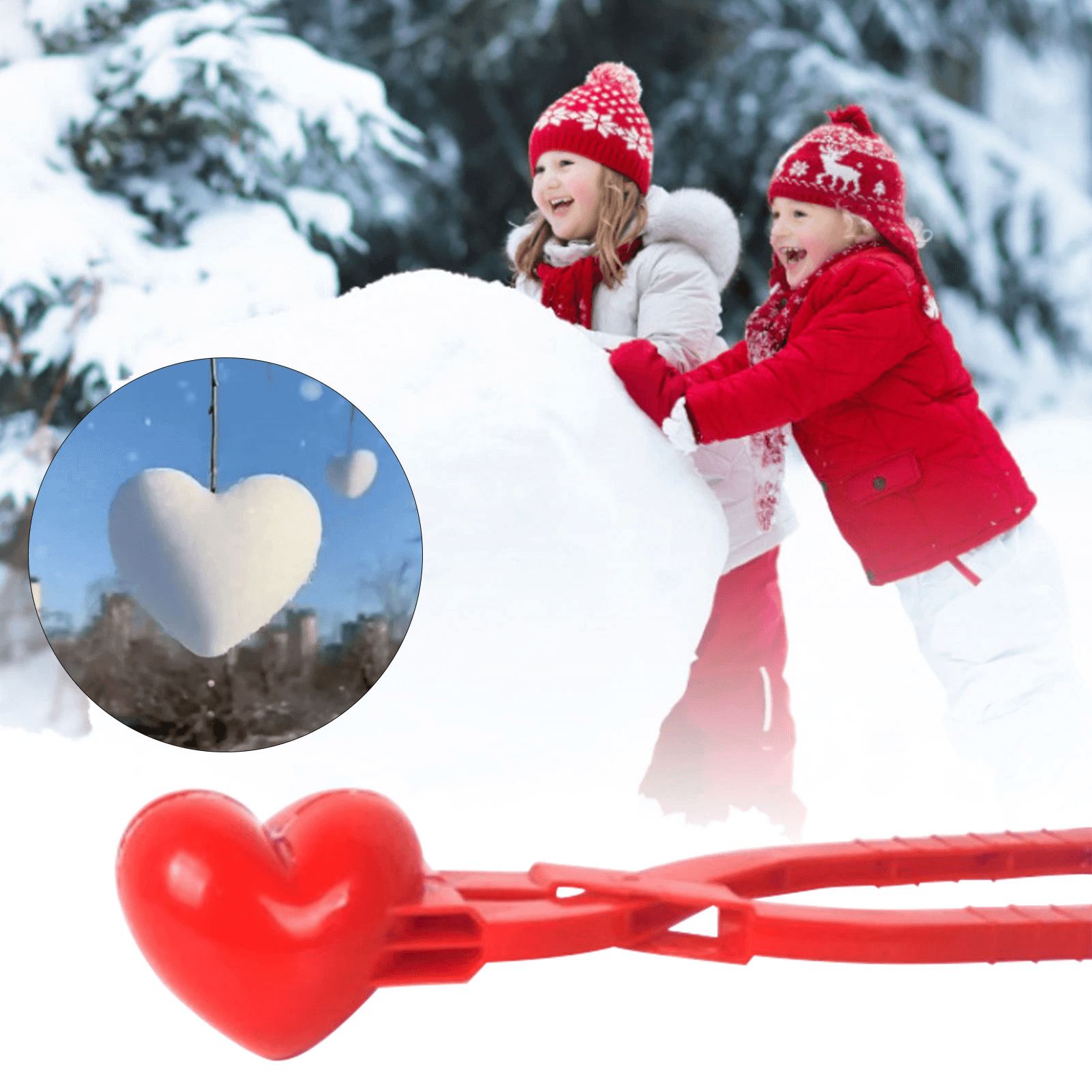Best Winter Snow Toy Kit for Kids - Fun Outdoor Snow Play Set with Snowball Maker & Shovel - Perfect for Snowball Fights & Snowman Building