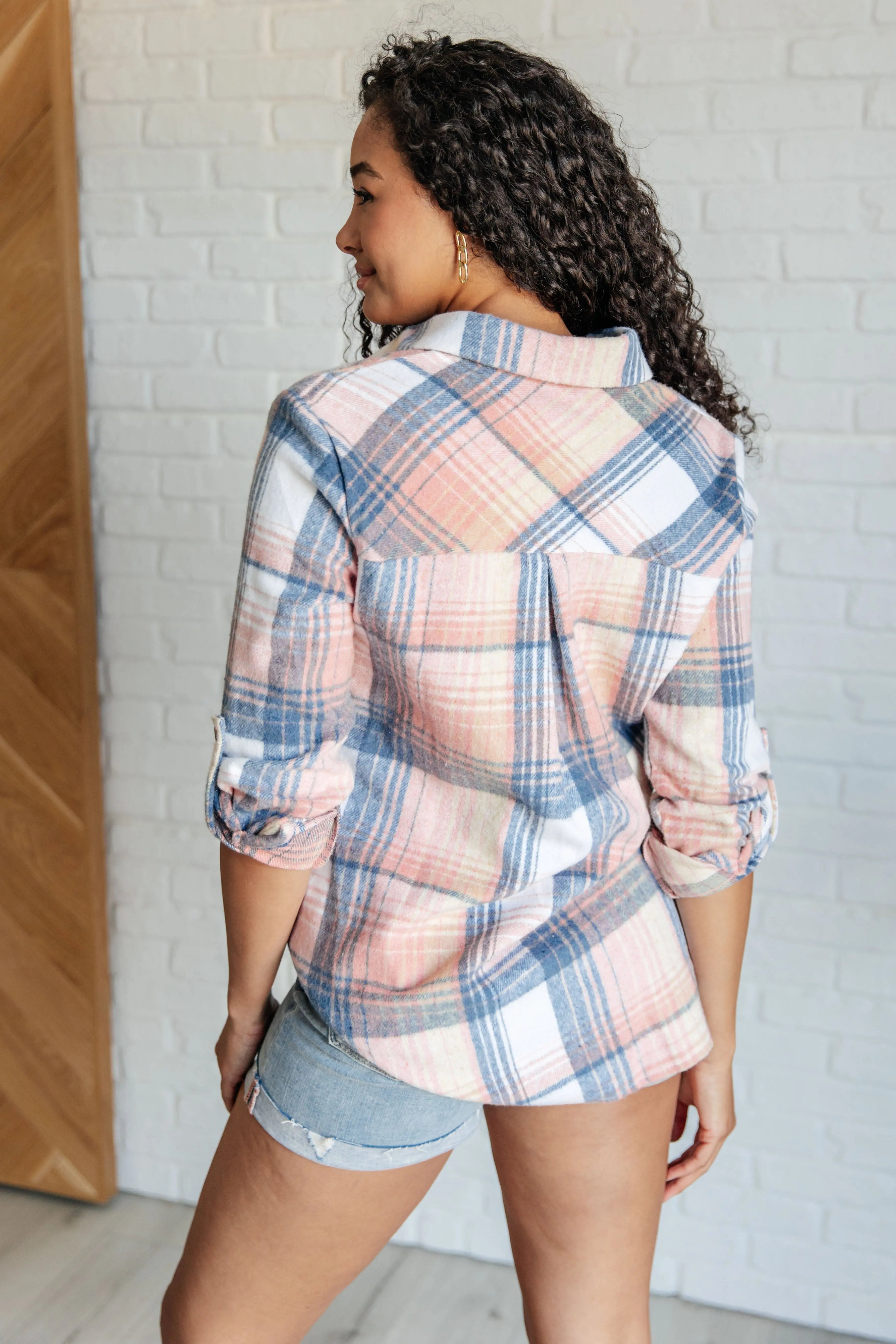 Lumber Jill Women's Plaid Flannel Shirt - Soft Button Down Top for Outdoor Adventures, Camping & Casual Wear