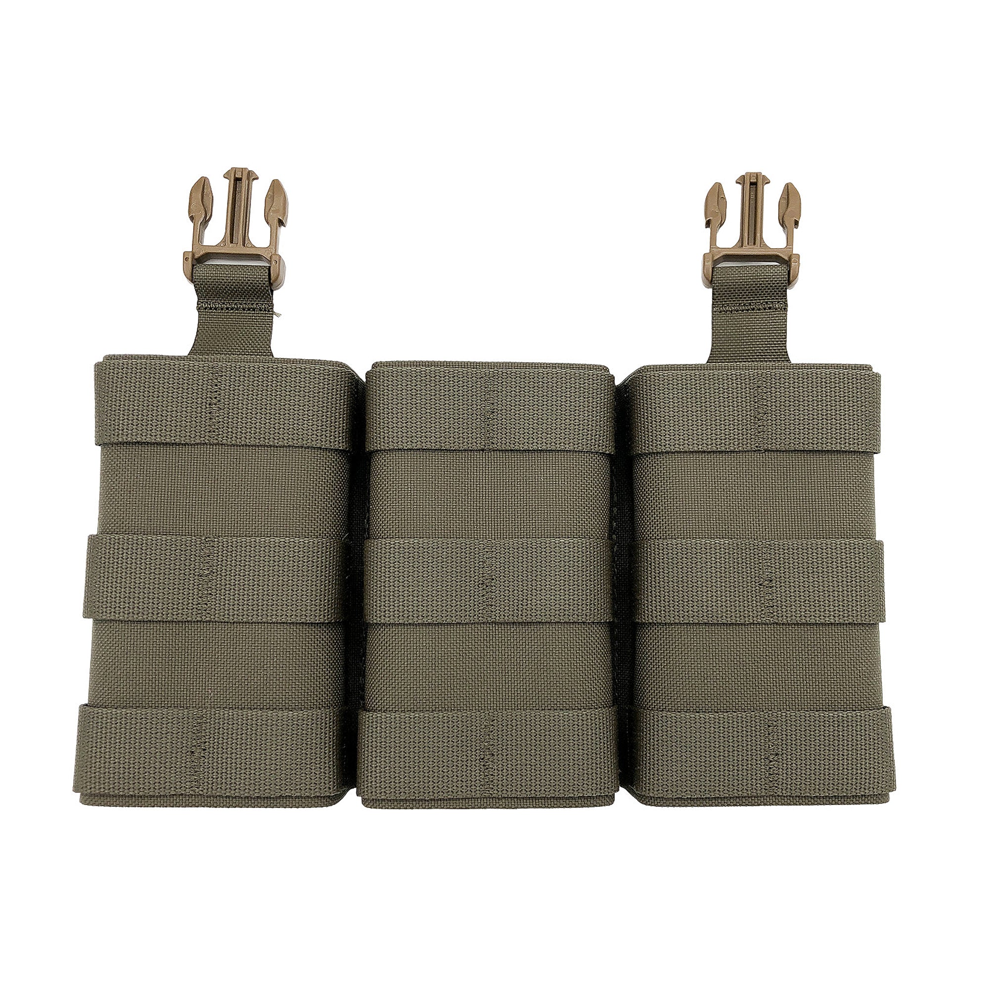 Esstac 7.62 AK Triple Daeodon Front Panel with Front Webbing - Tactical Molle Panel for AK Magazines | Perfect for Range Training, Hunting & Military Use