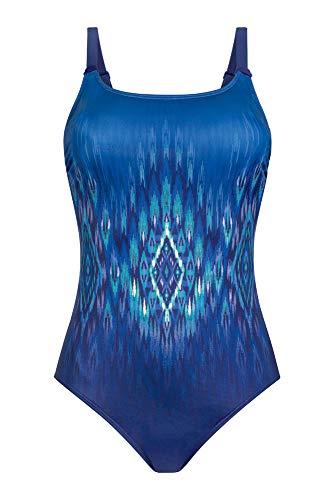 Amoena Women's Standard Rome One-Piece Pocketed Mastectomy Swimsuit - Post-Surgery Swimwear for Breast Cancer Survivors, Pool & Beach Activities