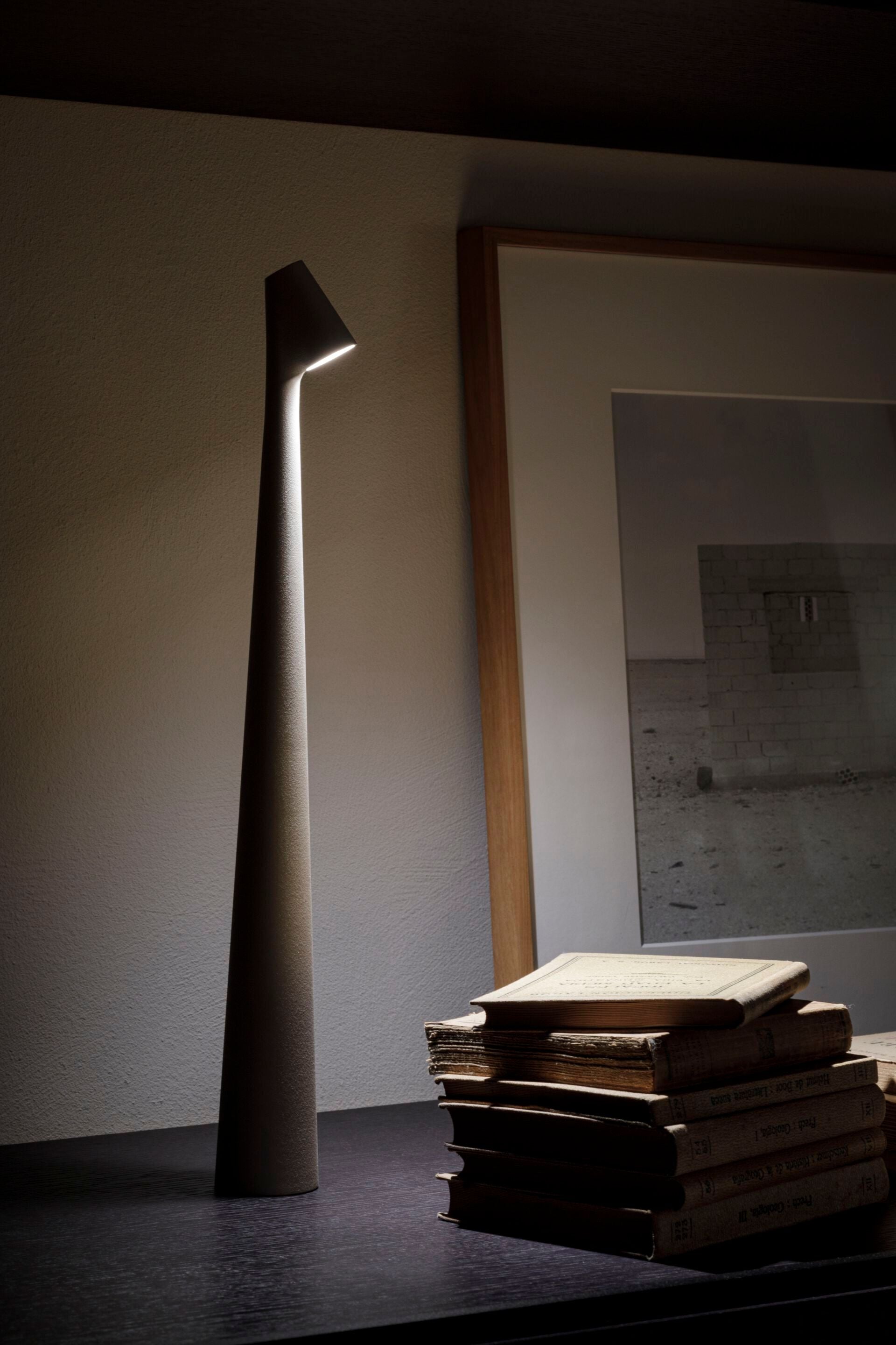 Portable African Table Lamp - Handmade Wooden Night Light for Bedroom, Living Room, or Office Decor - Perfect for Reading, Relaxing, and Creating Ambiance
