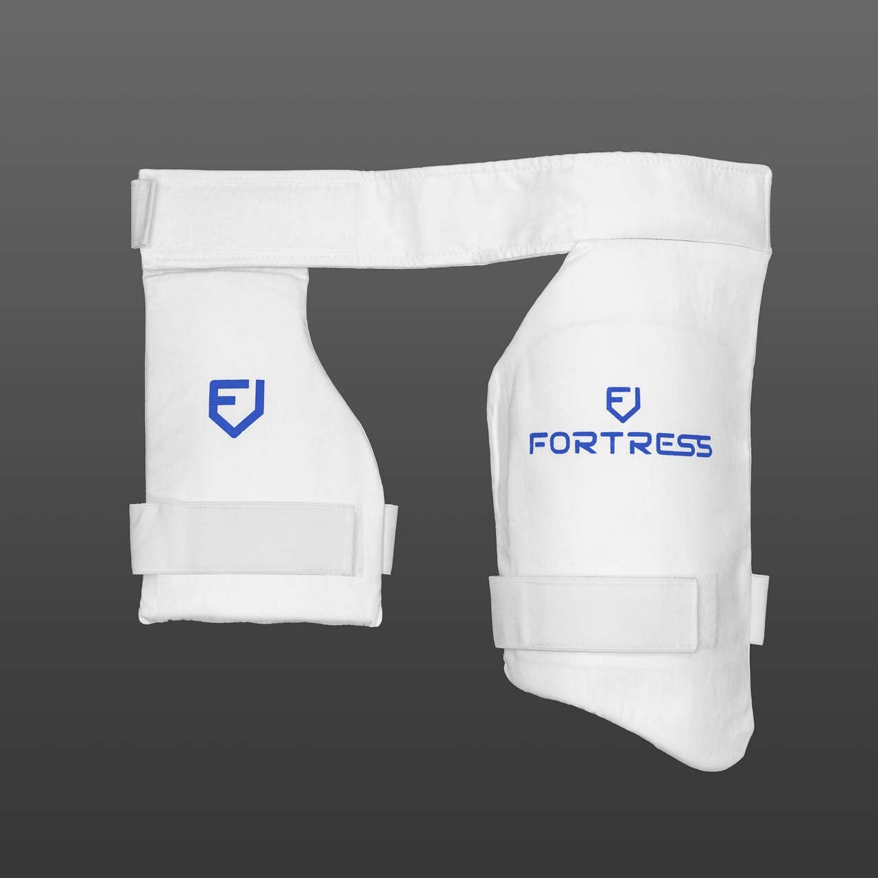FORTRESS Cricket Thigh Pads - Protective Lower Body Guard for Batting [2 Sizes] | Perfect for Practice & Match Play