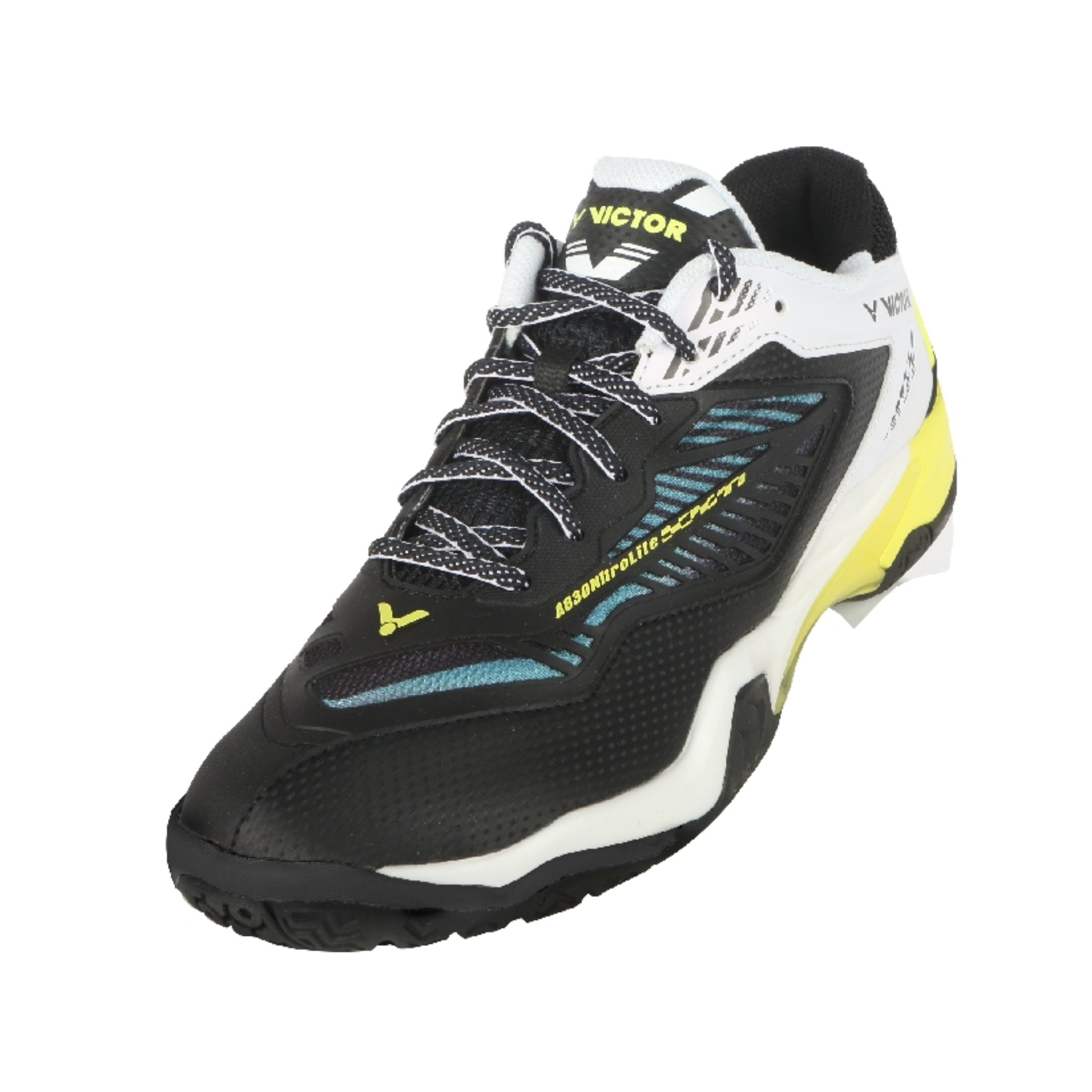 Victor A830NitroLite Professional Badminton Volleyball Tennis Court Shoes [Anthracite/Bright White] - Lightweight Athletic Footwear for Indoor Sports Training & Competition - A830NL CA