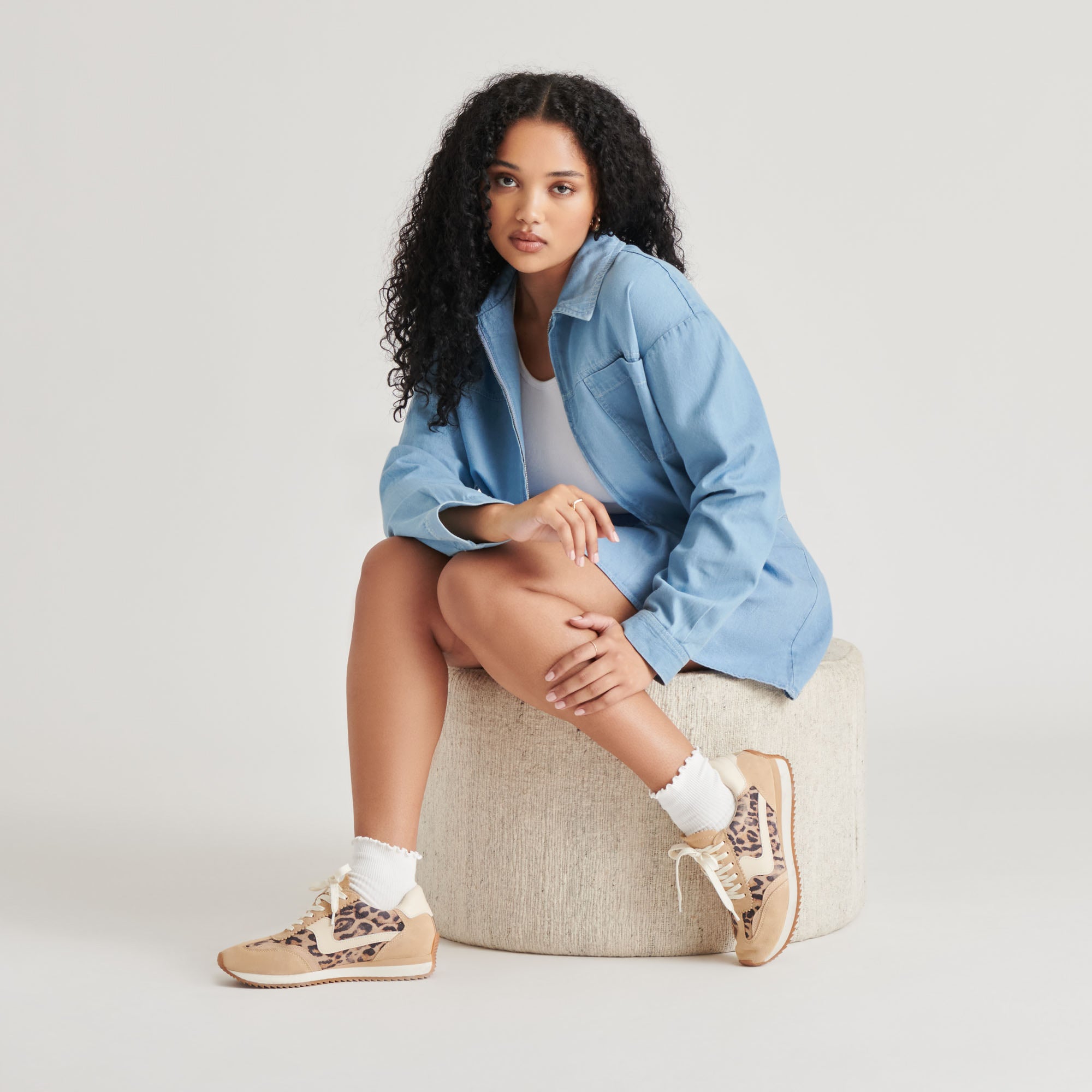 B.NTCD Sneakers LT Leopard Suede - Stylish & Comfortable Women's Casual Shoes for Everyday Wear, Work & Outfits