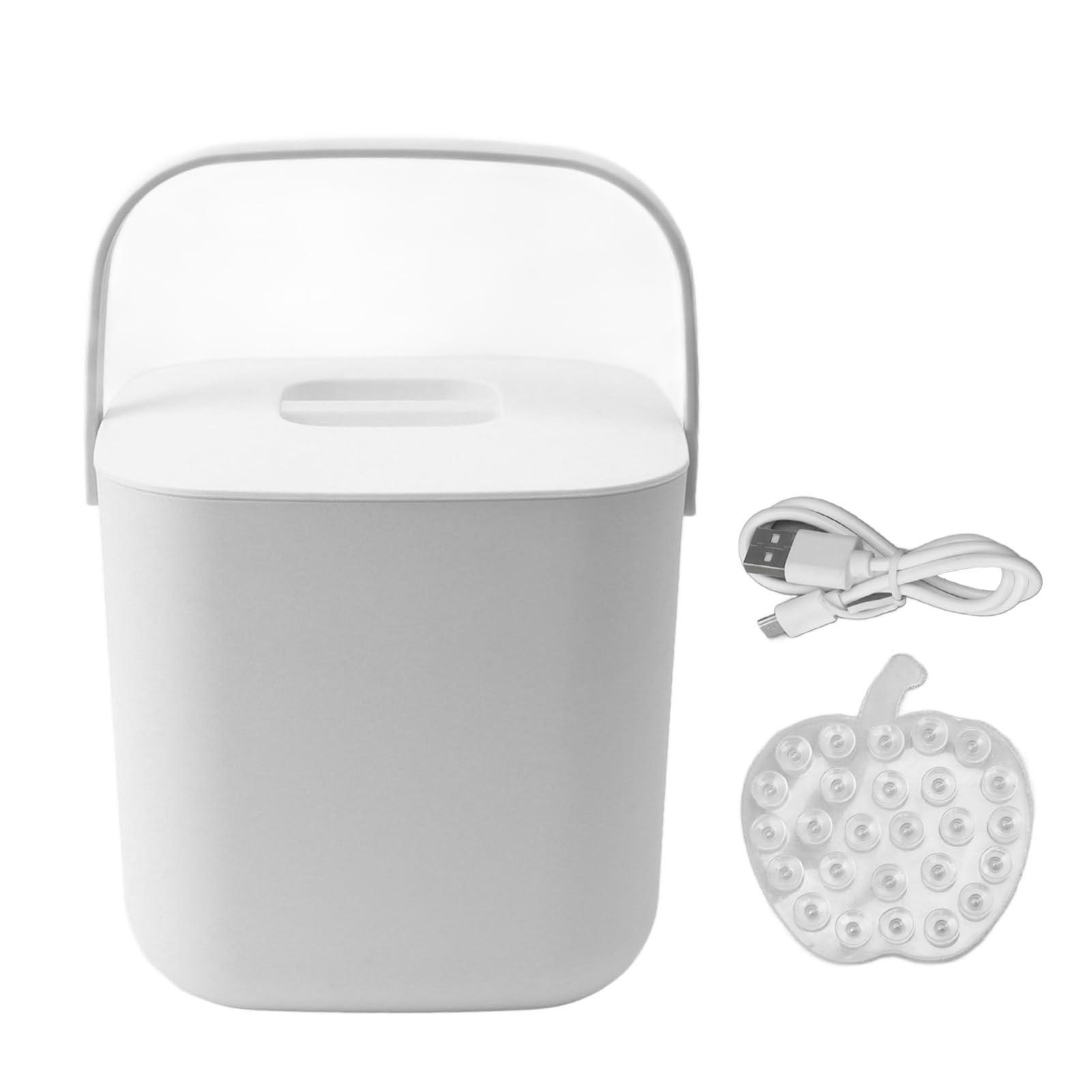 Portable Mini Dishwasher - Compact Countertop Dishwasher for Small Spaces, 18W 8.5V 2000mAh, Perfect for Dishes, Fruits & Vegetables (White) - Ideal for Dorms, RVs, Camping & Small Apartments
