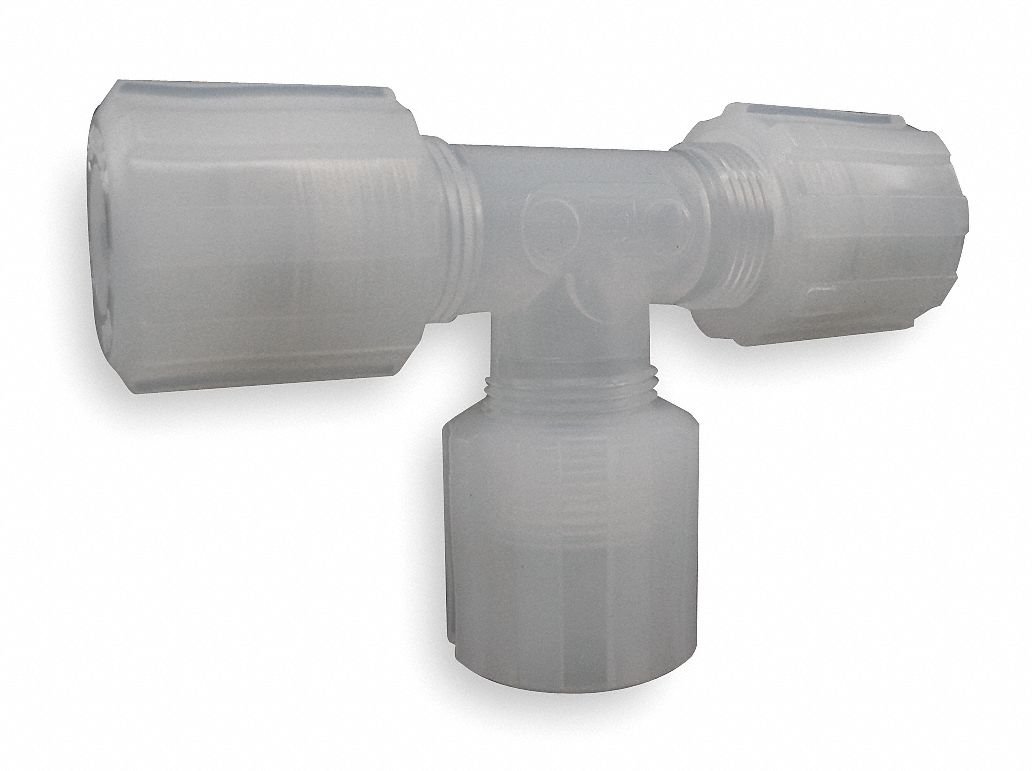 3/8 Inch Plastic Tee Connector - GTC-6-1 - High-Quality Tube Fitting for Plumbing, Irrigation & DIY Projects