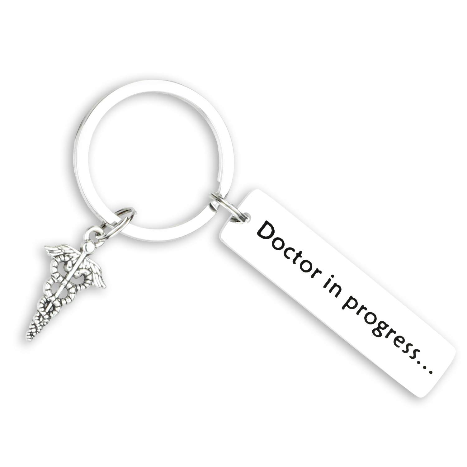 Premium Engraved MD Keychain - Unique Doctor Gift for Graduation, Appreciation & Medical Professionals - Perfect for Nurses, Surgeons & Healthcare Workers