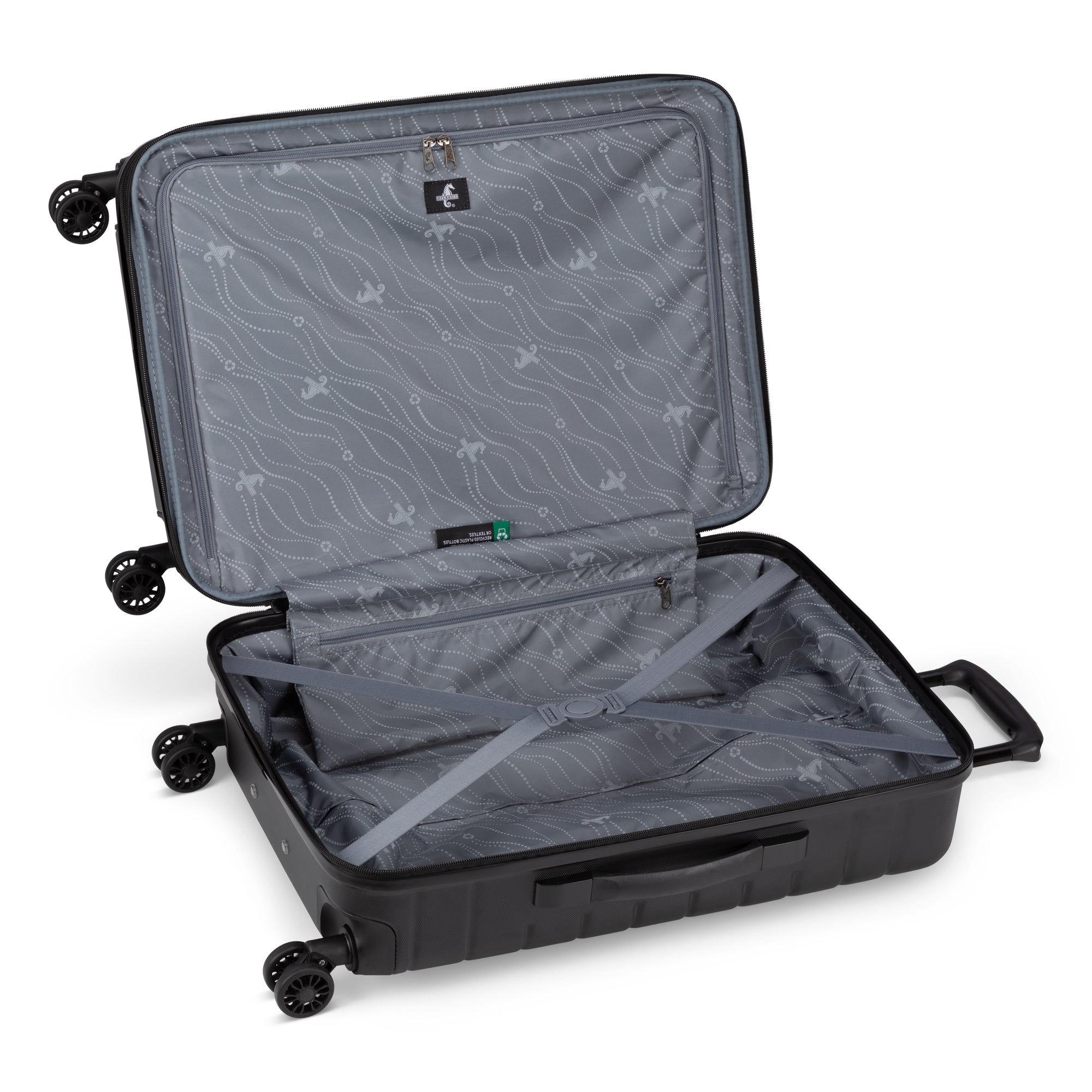 Atlantic Riptide Spinner 3-Piece Luggage Set - Lightweight Spinner Suitcase with 360° Wheels for Travel, Business Trips & Vacations | Carry-On, Medium & Large Luggage Combo