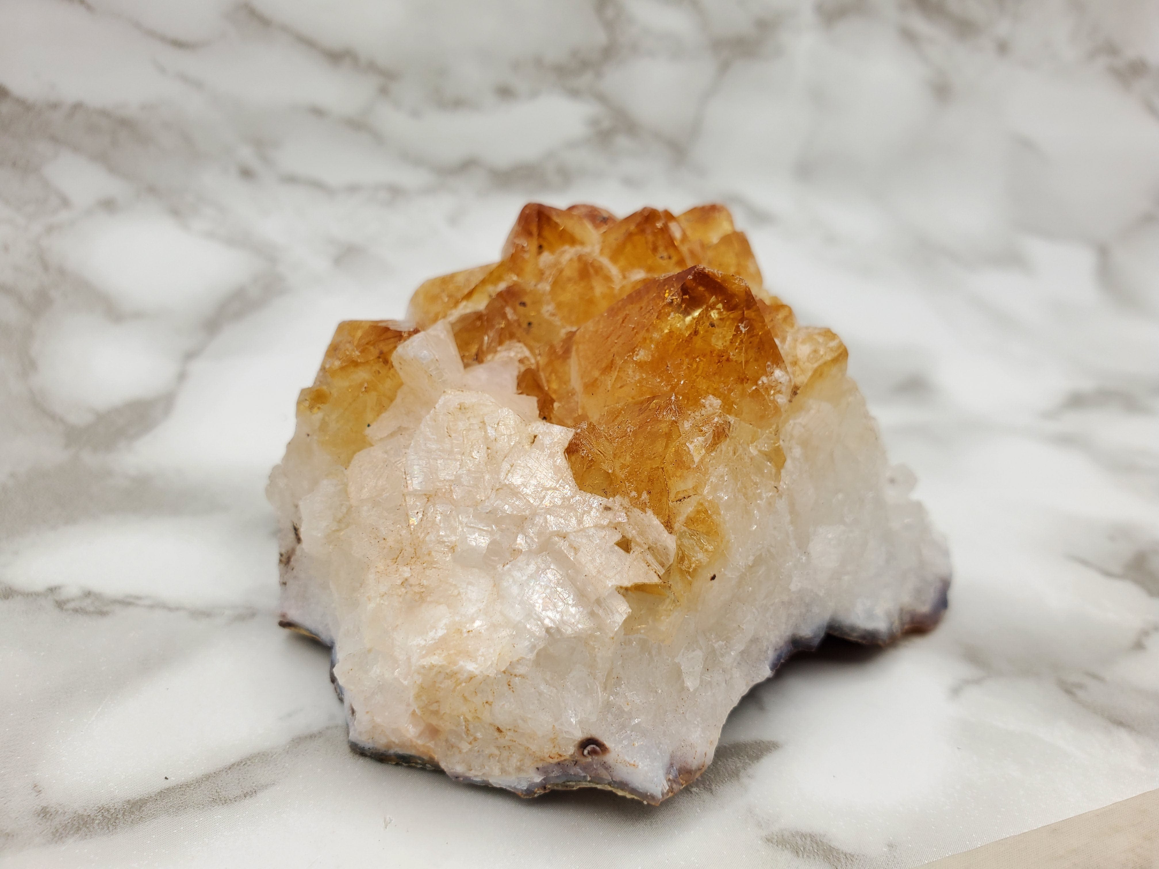 Natural Citrine Crystal Cluster - 61g Raw Citrine Stone for Healing, Meditation & Home Decor | Spiritual Energy, Chakra Balancing & Positive Vibes