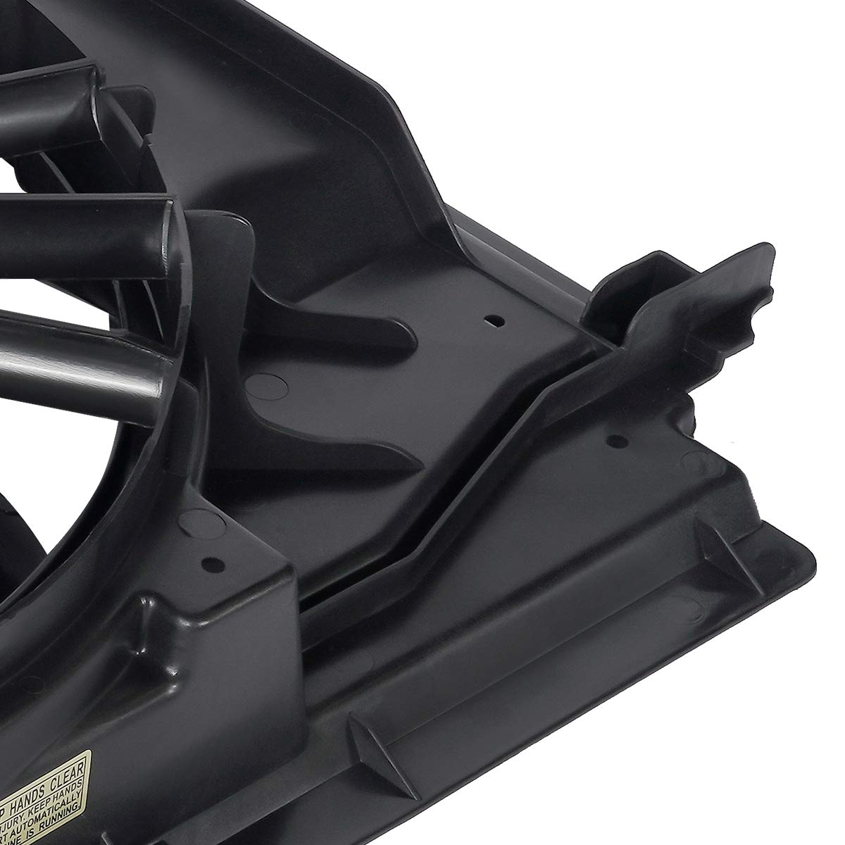 Auto Dynasty GM3115202 OE Style Radiator Cooling Fan Shroud Assembly for 2005-2013 Chevy Corvette 4.6L V8 - Direct Replacement & Performance Upgrade - Perfect for Engine Cooling System Maintenance & Summer Driving