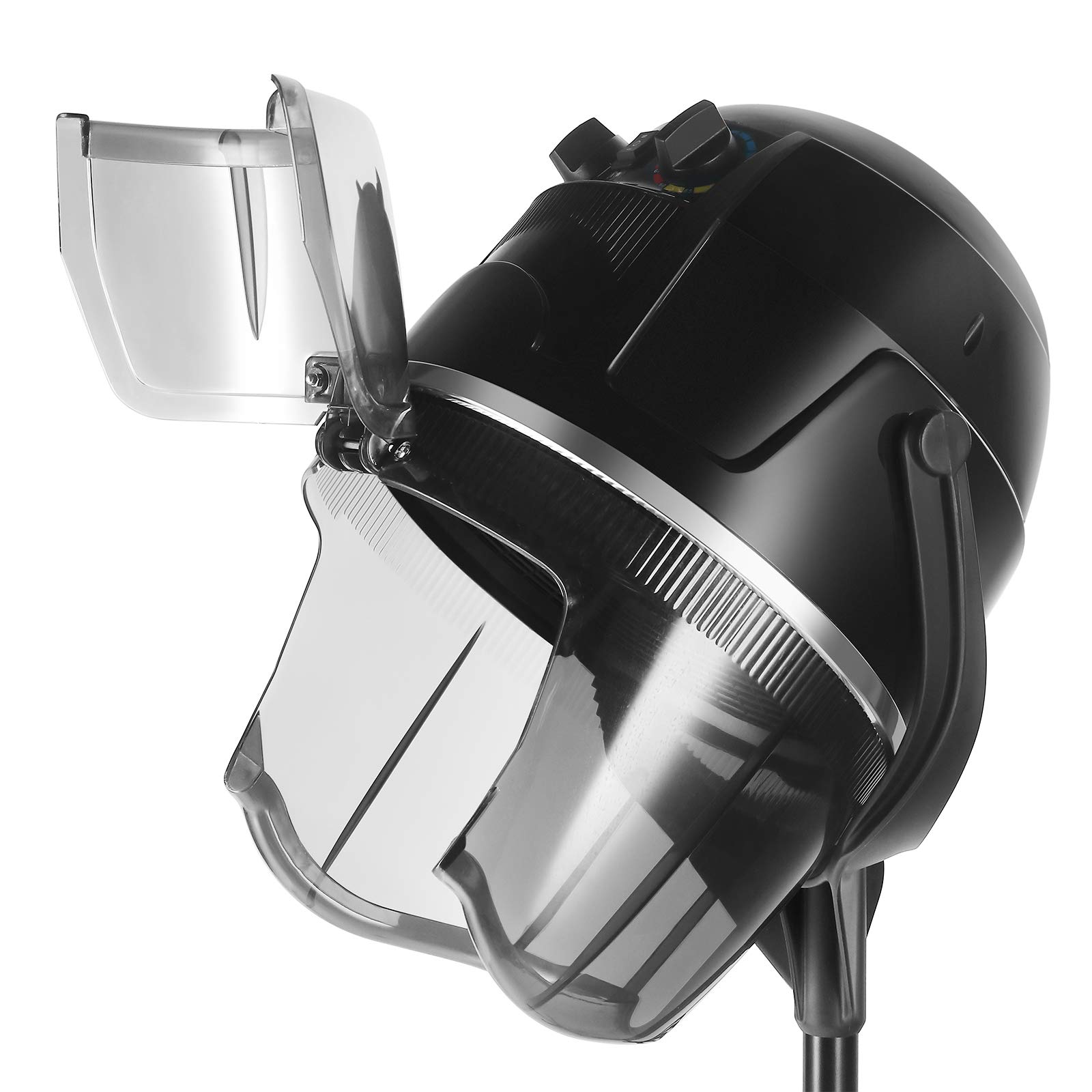 Professional Adjustable Salon Hood Hair Dryer with Rolling Base & Wheels - Artist Hand Bonnet Hair Dryer for Home & Salon Use - Perfect for Styling, Drying & Setting Hair