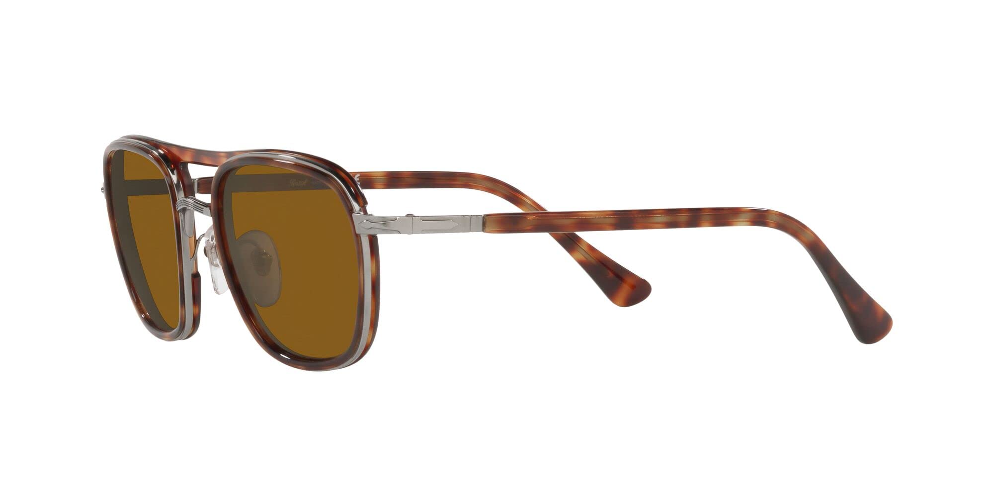 Persol PO2484S Square Sunglasses for Men & Women - Classic UV Protection Polarized Lenses - Perfect for Driving, Travel & Outdoor Activities