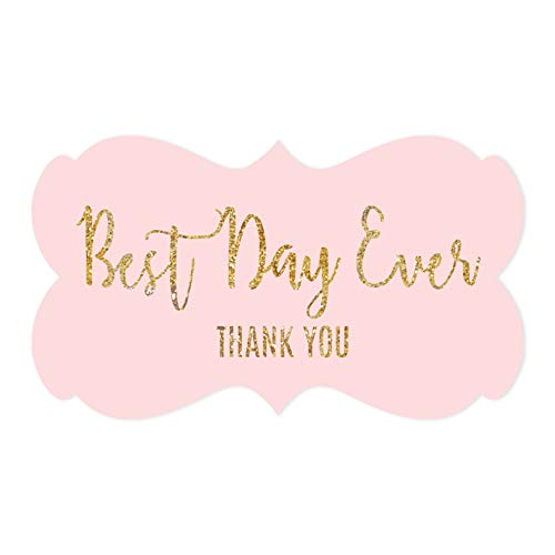 Labels Fancy Frame Best Day Ever