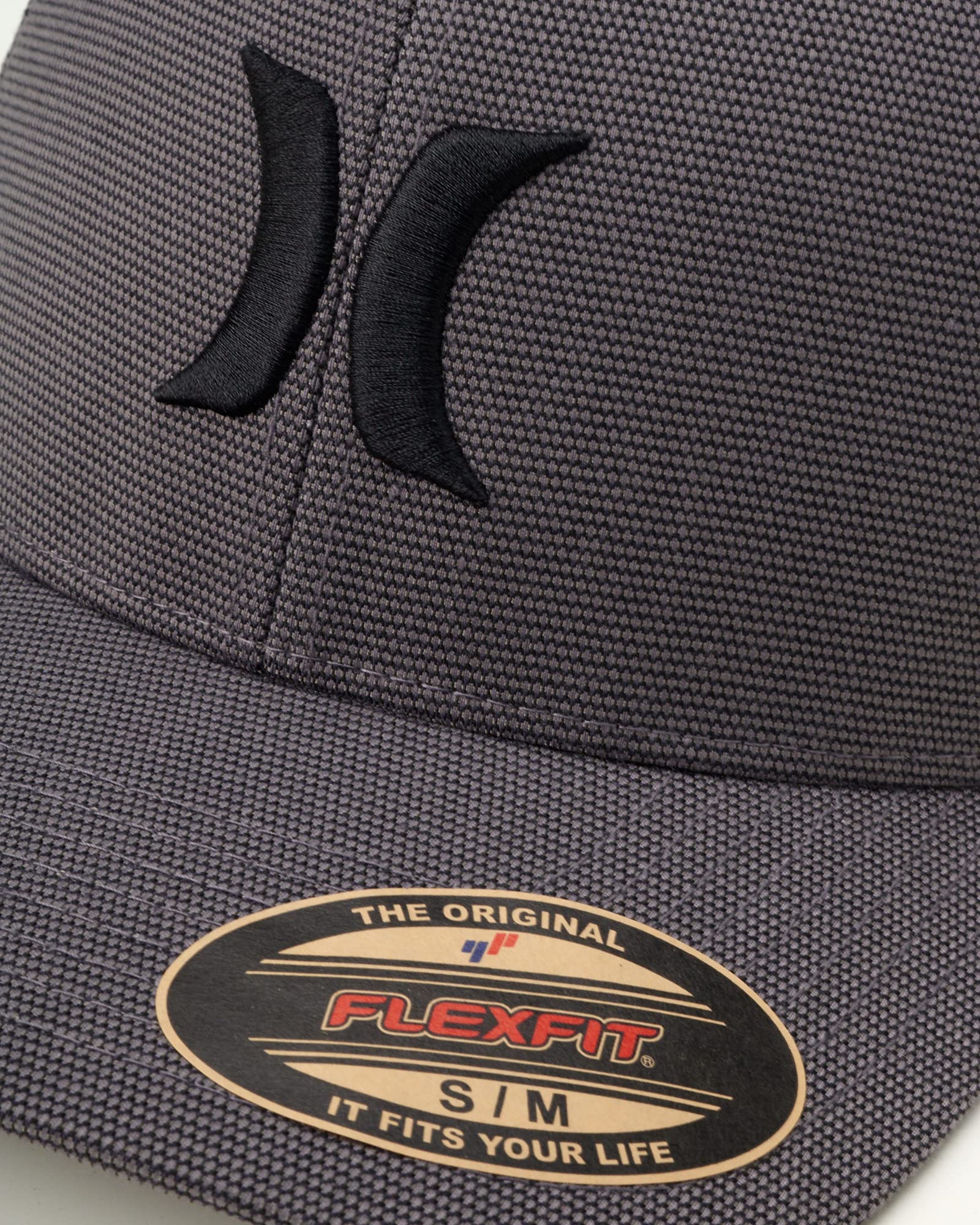 Hurley Men's One & Only Flexfit Baseball Cap - Adjustable Fitted Hats for Men (S-XL) - Perfect for Outdoor Sports, Casual Wear & Sun Protection