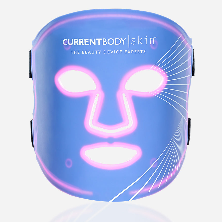 CurrentBody Skin LED Anti-Blemish Light Therapy Face Mask for Acne Treatment - Red & Blue Light Therapy Mask for Clear Skin at Home - Perfect for Daily Skincare Routine & Spa Treatments