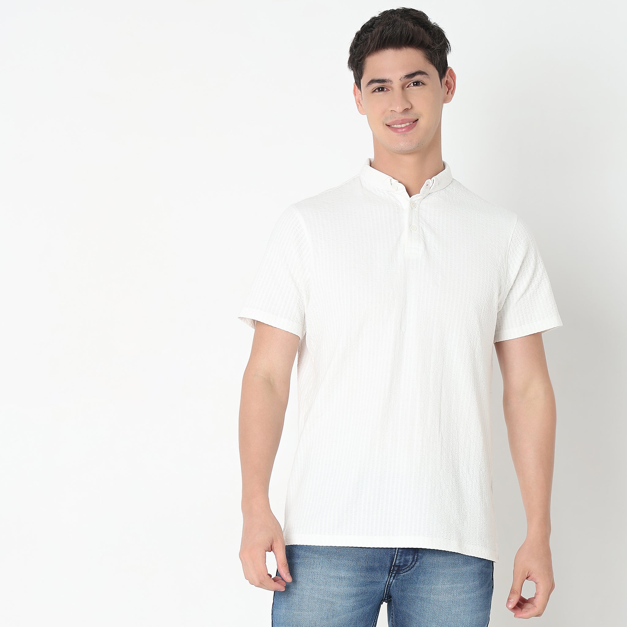 Premium Knitted Structured Polo T-Shirt for Men - Comfortable & Stylish Casual Wear for Work, Golf, and Everyday Outfits