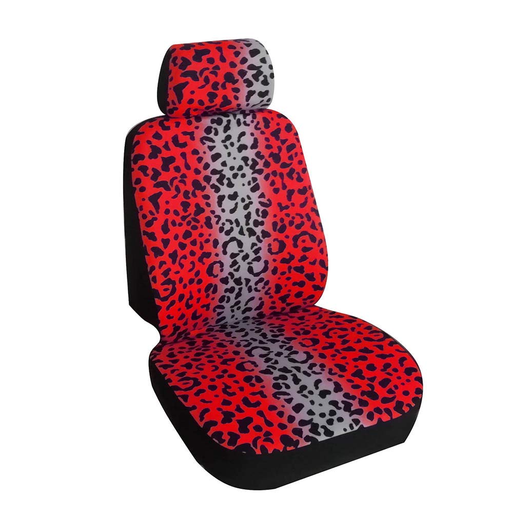 Universal Car Seat Cover - Dustproof Protector for Cars, Trucks & SUVs - Red Single Seat for Comfort & Style