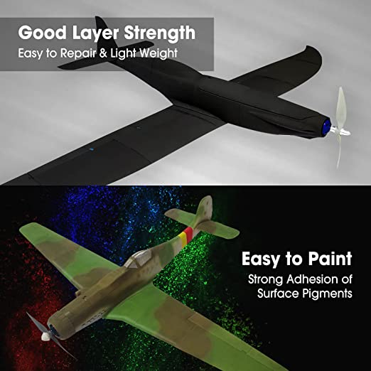 Esun PLA LW Lightweight 3D Printing Filament 1.75mm 1kg Black - Perfect for Miniatures, Cosplay Props & Detailed Models