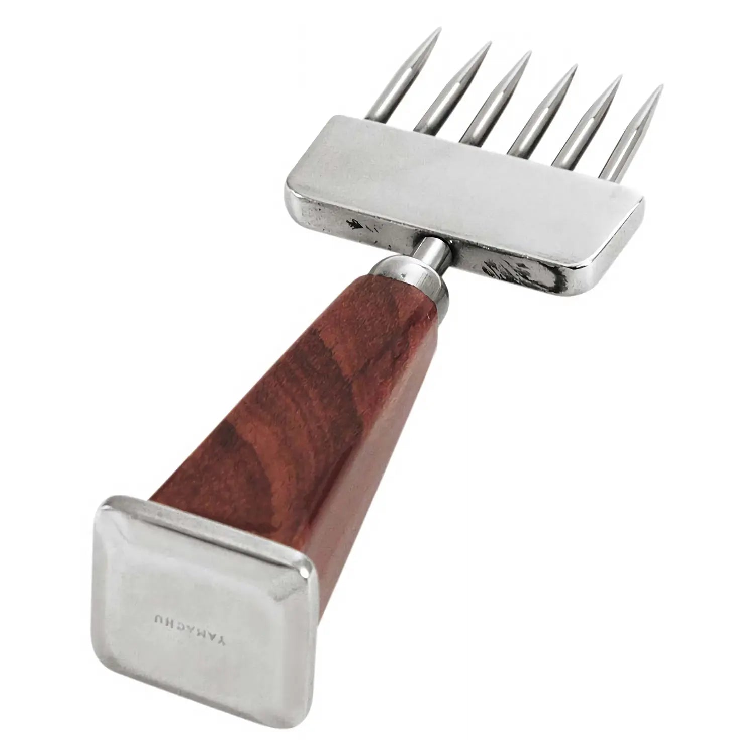 Premium Stainless Steel 6-Prong Ice Pick - Heavy Duty Ice Breaker Tool for Bartending, Kitchen, Camping & Cocktail Making - EBM Durable Ice Chipper