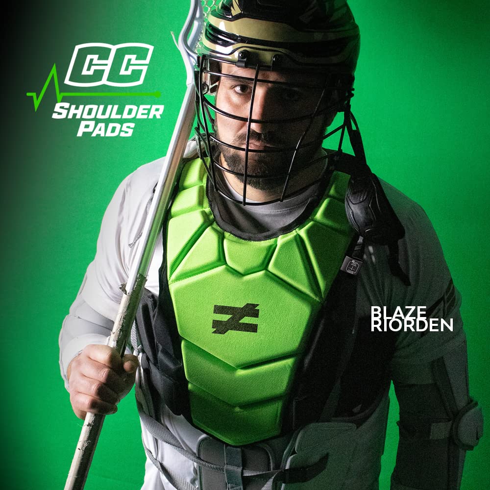 Unequal Lacrosse Player CC Shoulder Pads - Protective Gear for Lacrosse Players - Perfect for Training, Games & Competitive Play