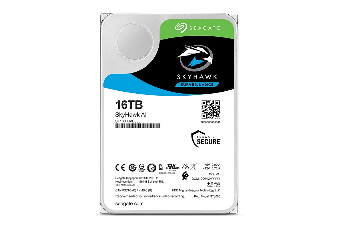 16TB Surveillance Hard Drive for 24/7 Security Camera Systems - High Capacity Storage for Home & Business Security DVR NVR