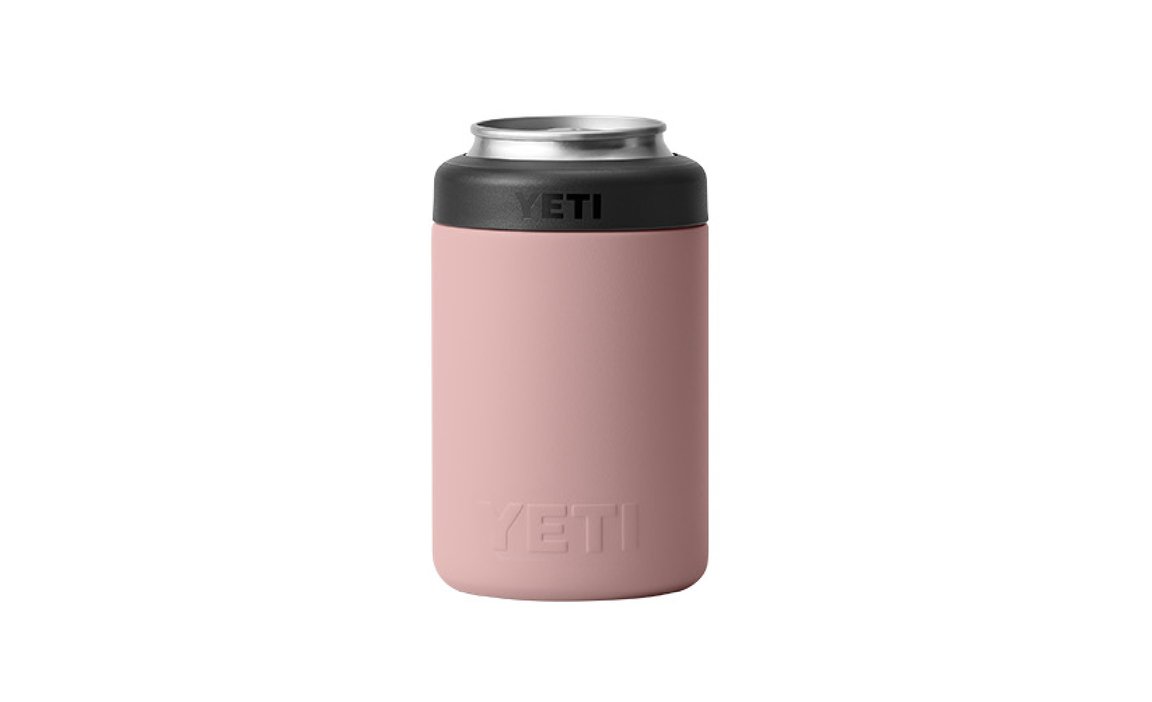 Yeti Rambler Colster 2.0 Insulated Can Cooler - Sandstone Pink | Keeps Drinks Cold for Hours | Perfect for Camping, Beach & Outdoor Adventures