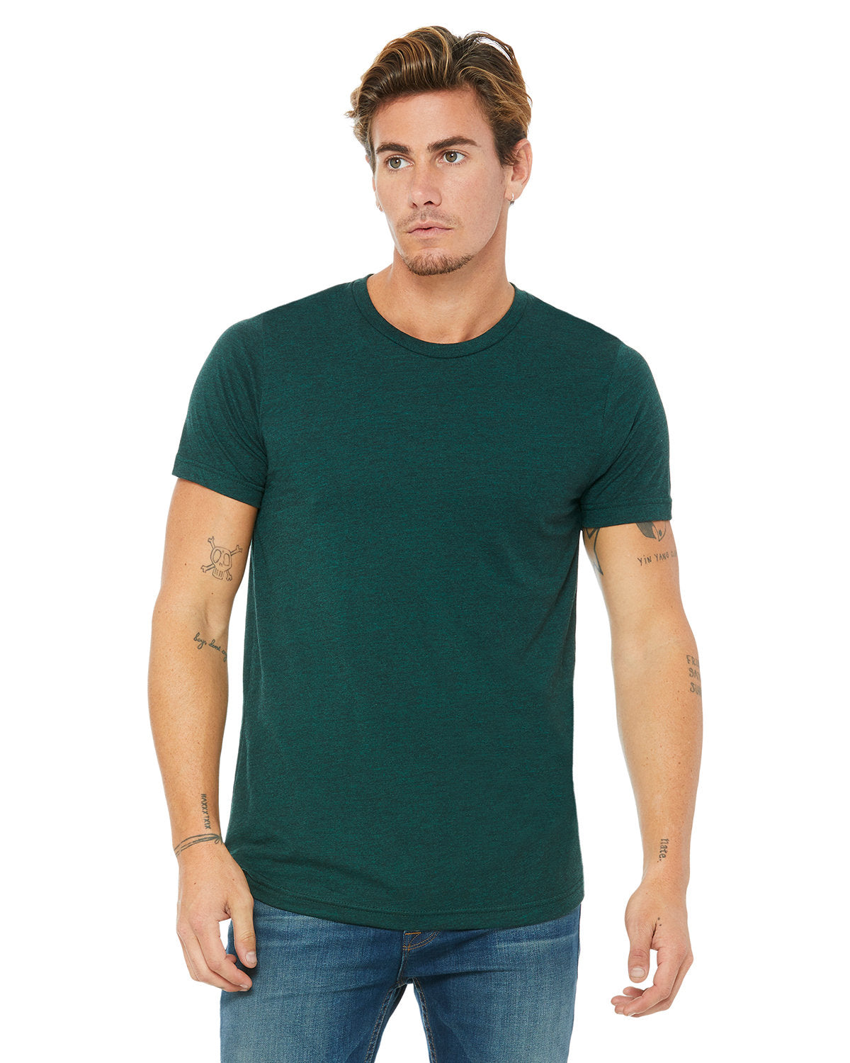 Bella + Canvas 3413C Premium Unisex Triblend T-Shirt - Soft Comfort Fit Crew Neck Tee for Men & Women | Perfect for Casual Wear, Gym, and Everyday Outfits