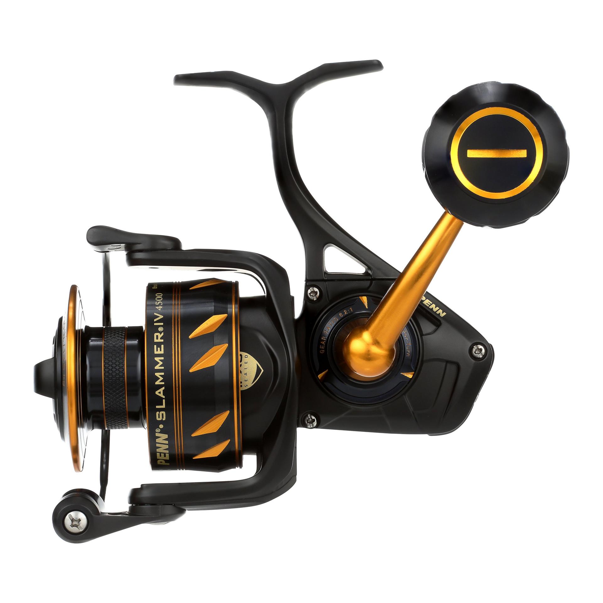 Slammer® IV Bailess Spinning Reel - Saltwater Fishing Reel for Surf, Pier & Offshore Angling | Smooth Drag System | Corrosion-Resistant Design