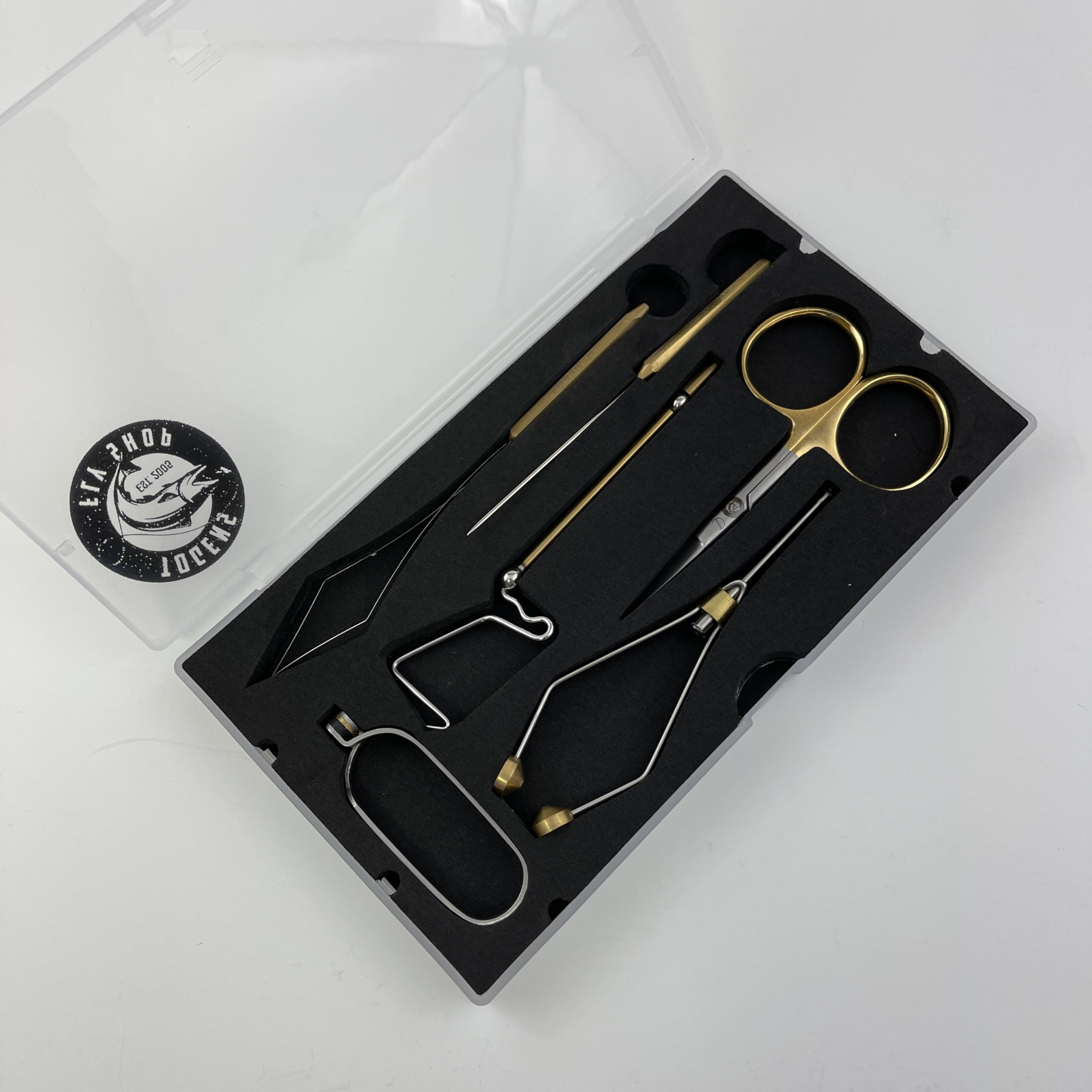 Premium 6-Piece Fly Tying Tool Kit - Portable Compact Fishing Gear with Essential Tools for Beginners | Perfect for Fly Fishing, Outdoor Adventures & DIY Crafting