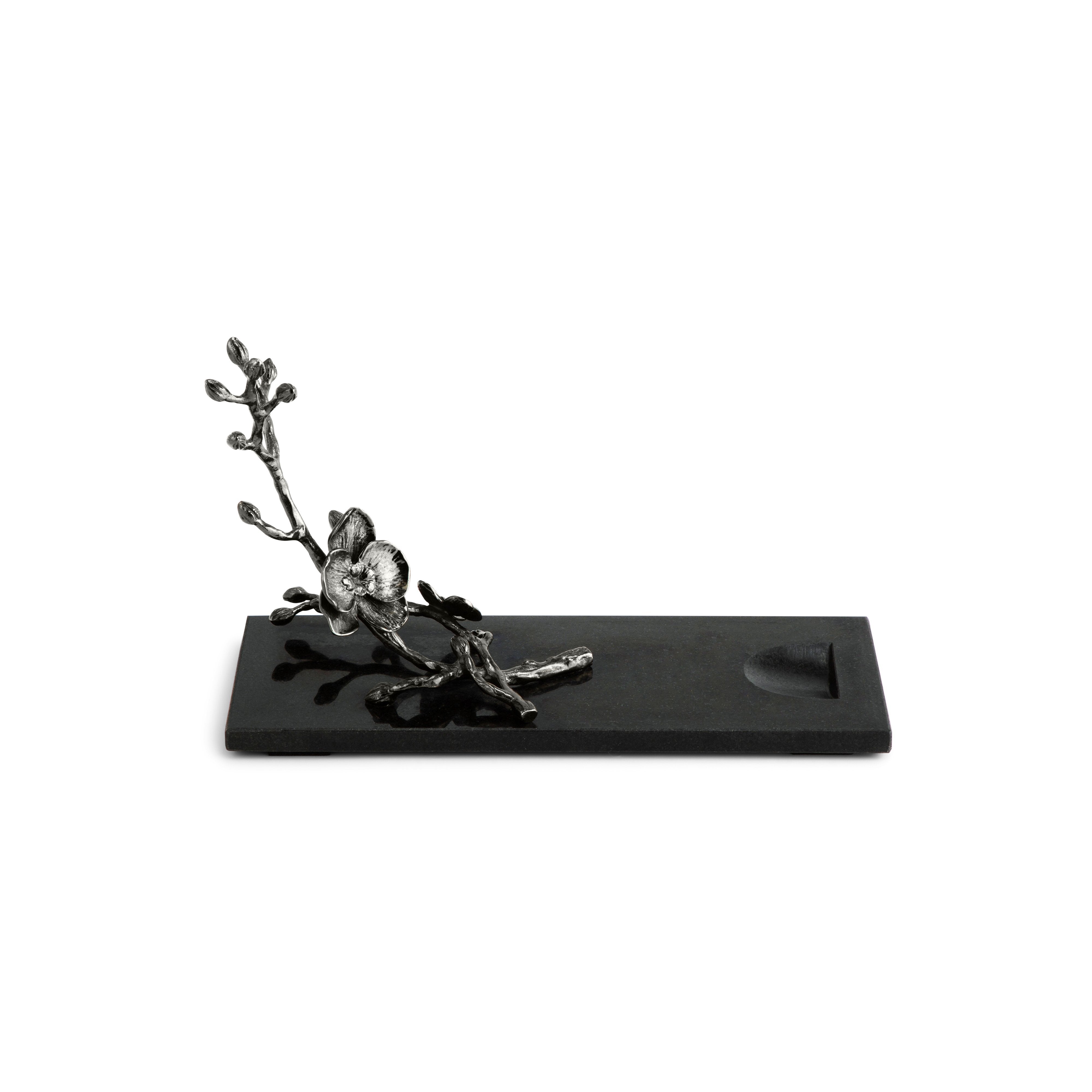 Black Orchid Wine Rest - Elegant Wine Glass Holder for Home Bar, Kitchen & Party Decor - Perfect for Wine Lovers & Entertaining Guests