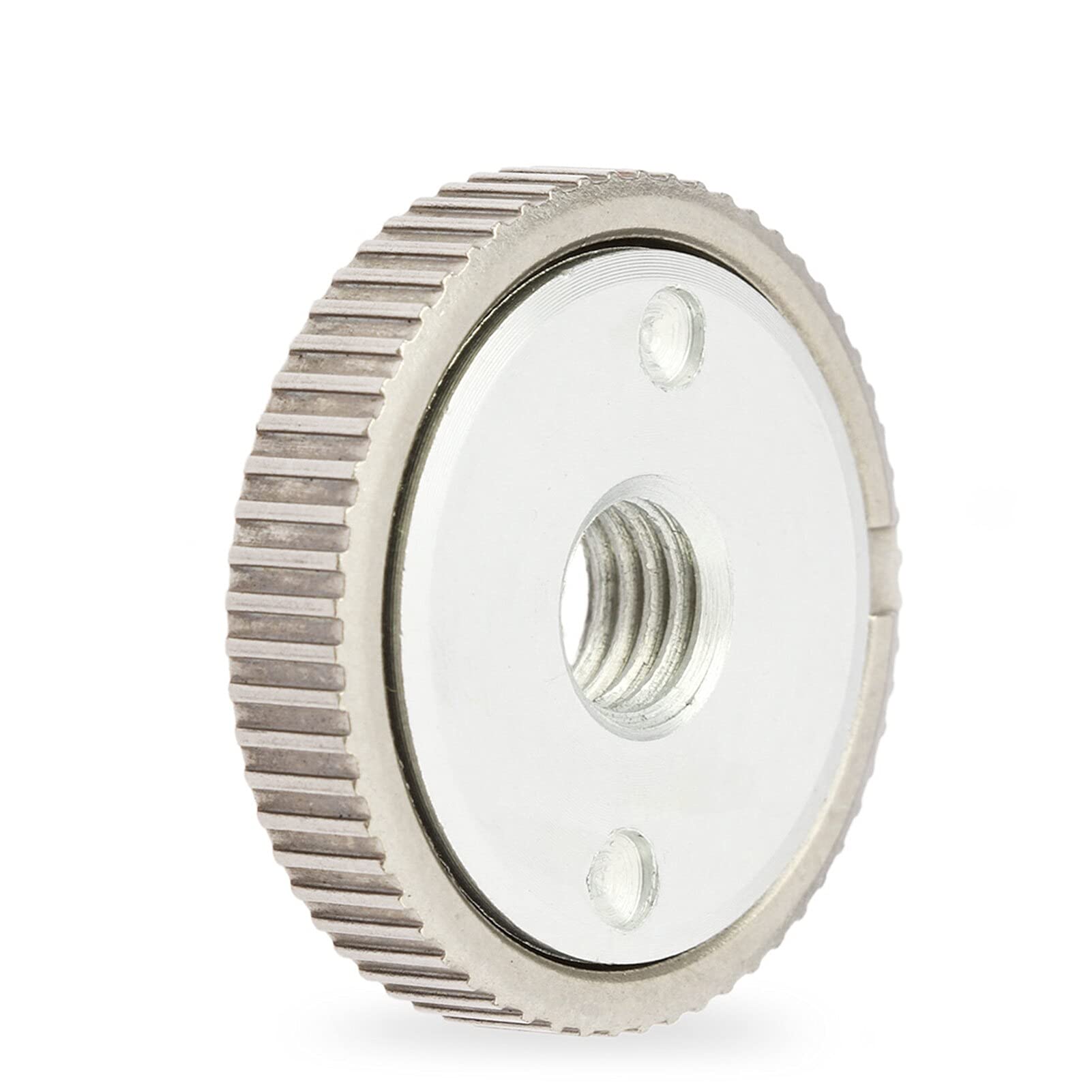 M14 Angle Grinder Replacement Locking Plate Chuck - Quick Clamping Nut Device (JA55, Grey) for Secure Blade Attachment - Perfect for Metal Cutting, Woodworking & DIY Projects