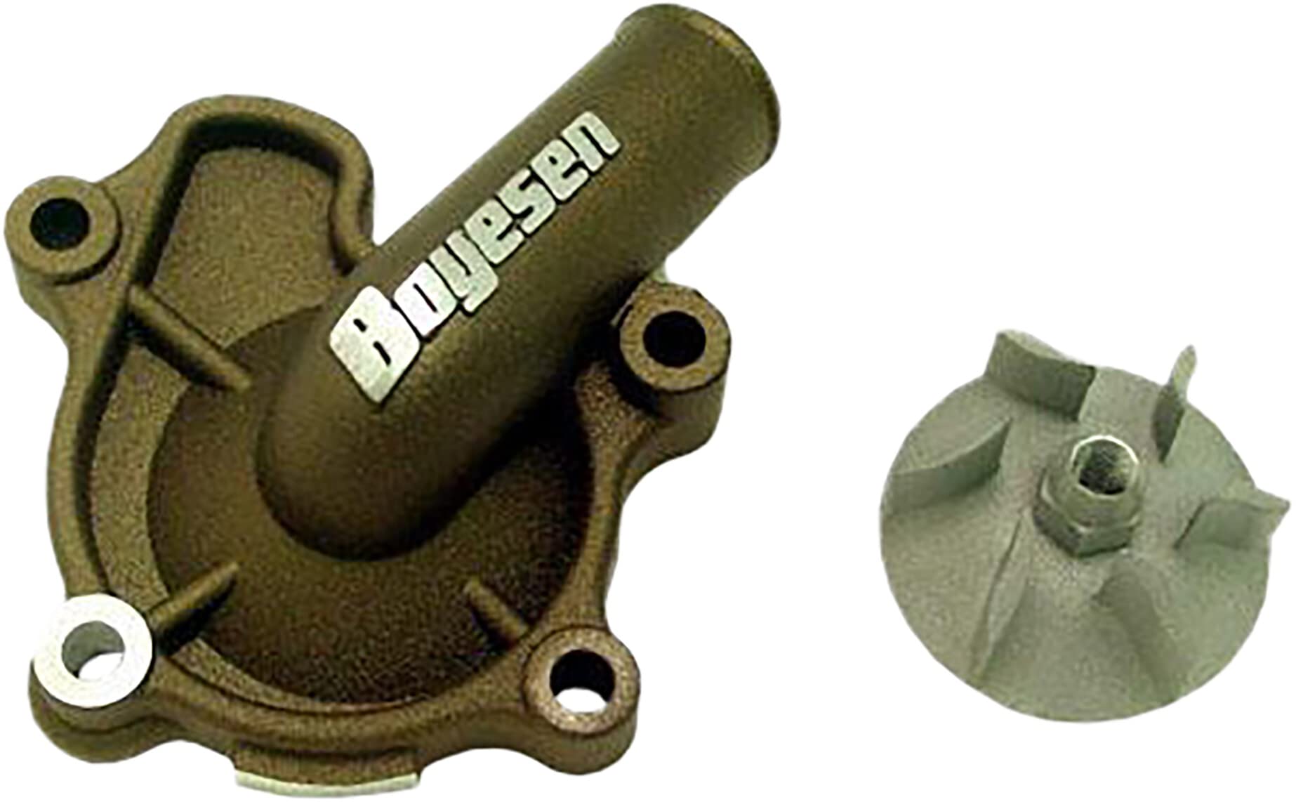 Boyesen WPK-06CM Supercooler Water Pump Cover and Impeller Kit - High Performance Magnesium Upgrade for Dirt Bikes & ATVs - Perfect for Off-Road Racing and Extreme Riding Conditions